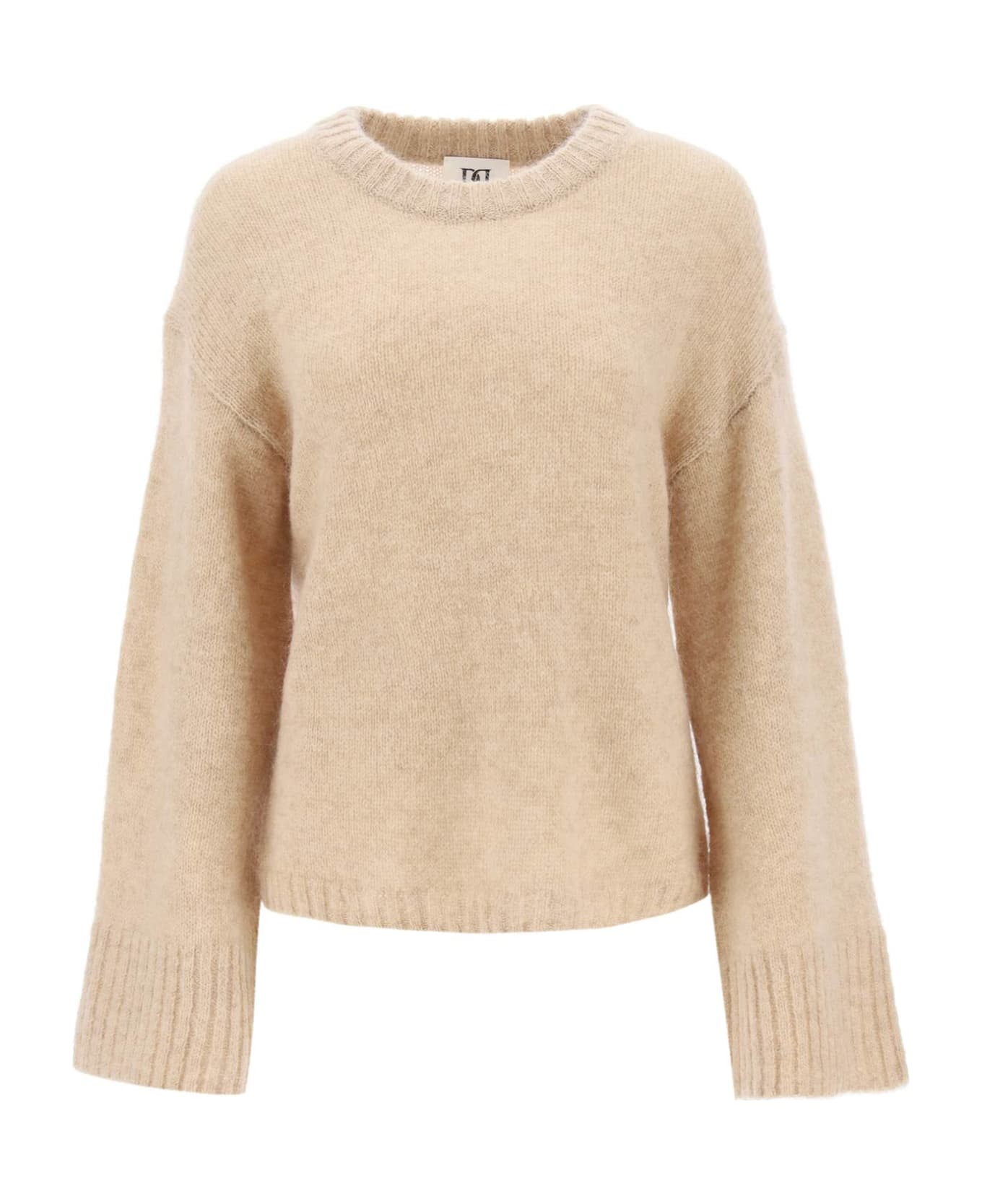 By Malene Birger 'cierra' Sweater In Wool And Mohair - TWILL BEIGE (Beige)