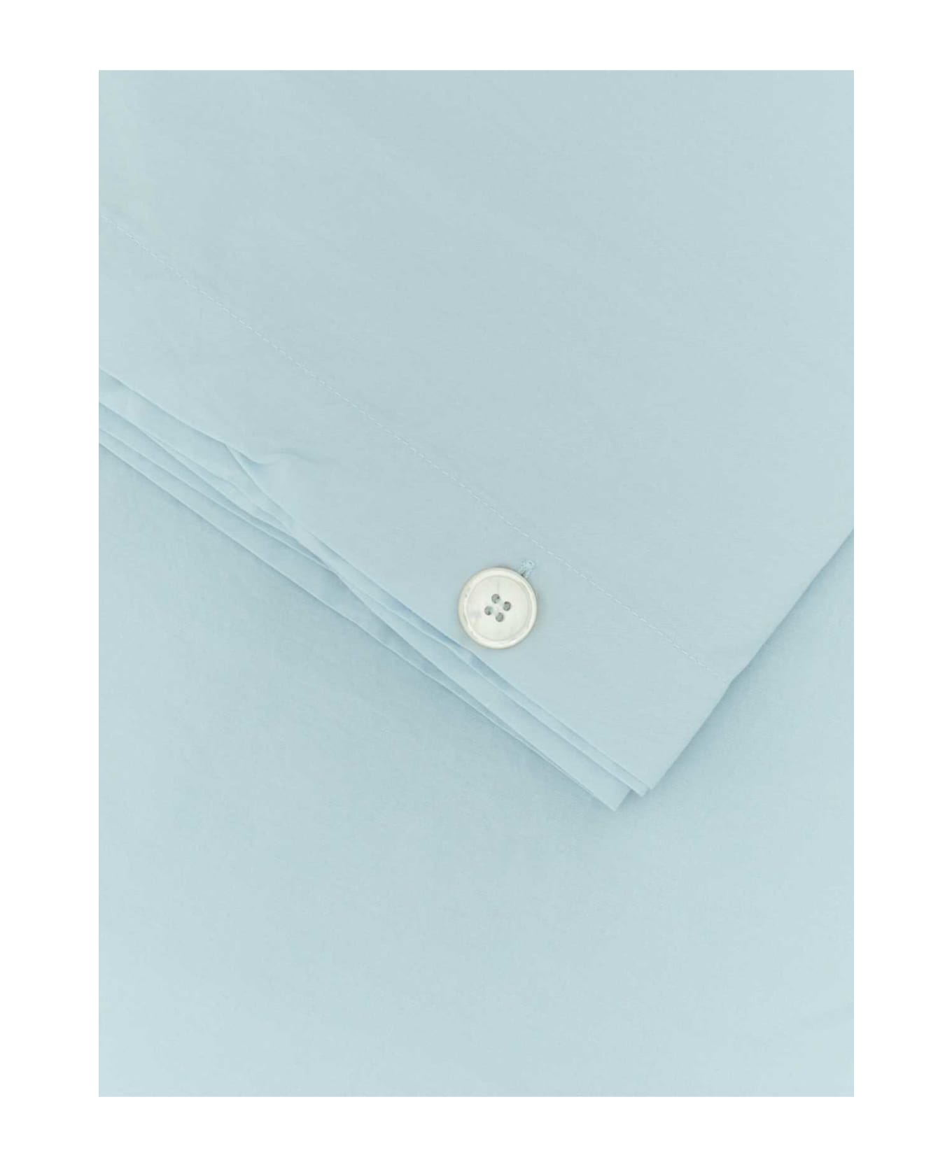 Tekla Light Blue Cotton Duvet Cover - SKYBLUE