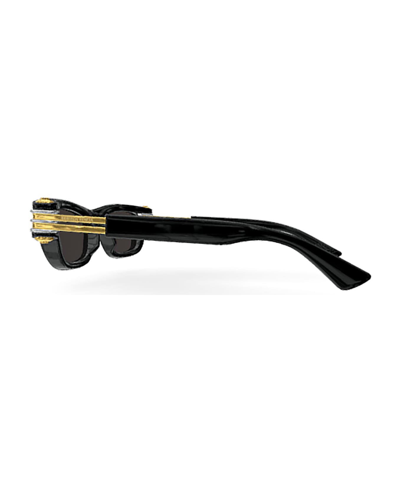 Bottega Veneta Eyewear BV1308S Sunglasses - Black Gold Grey