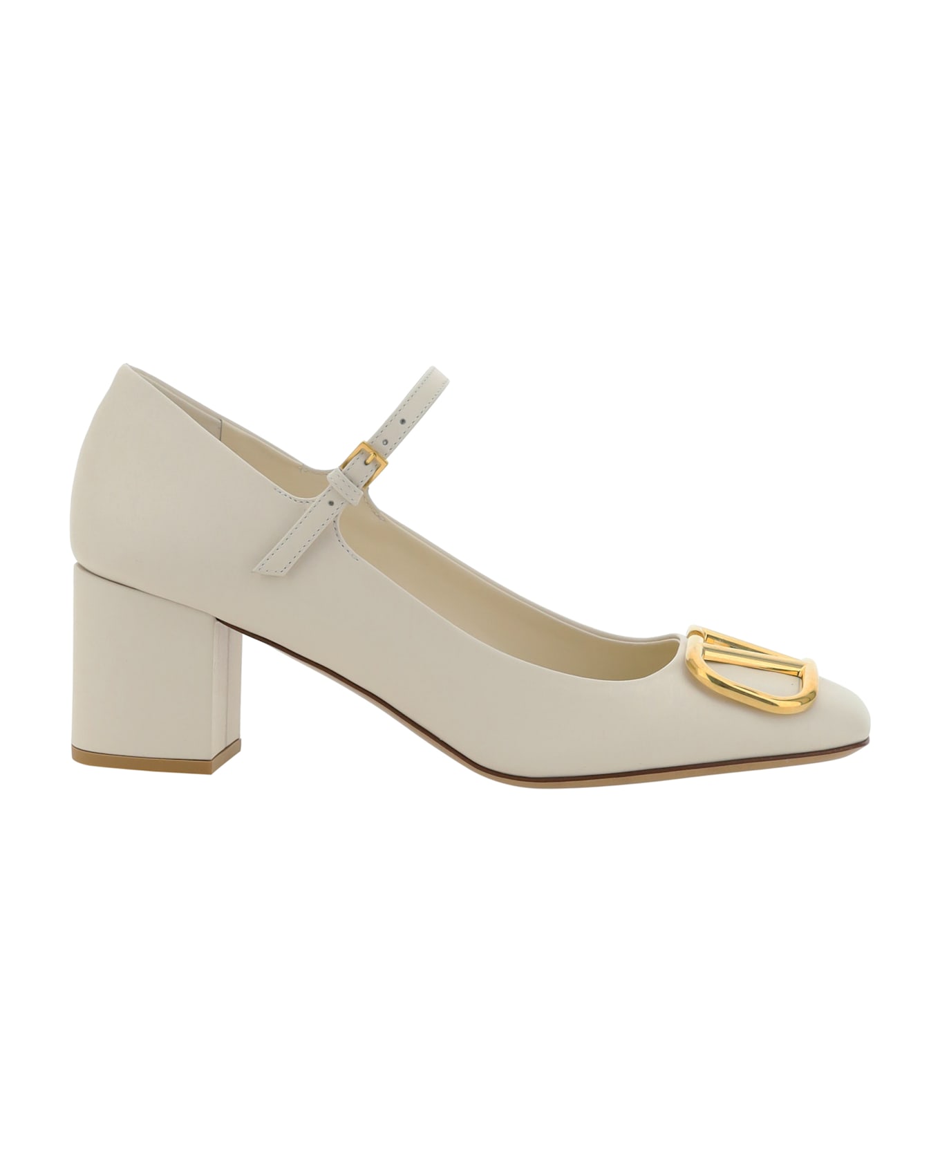 Valentino Garavani Mary Jane Pumps - Light Ivory