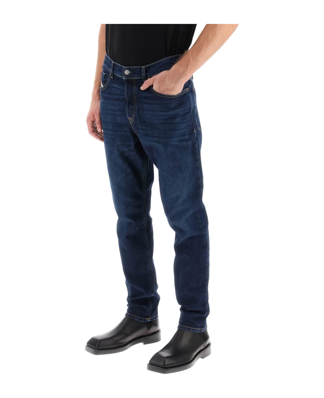 Diesel 'd-fining' Jeans With Tapered Leg - Blu scuro