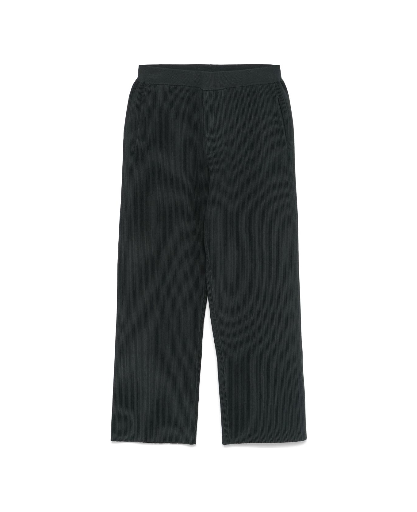 Emporio Armani Ribbed Trousers - Grey