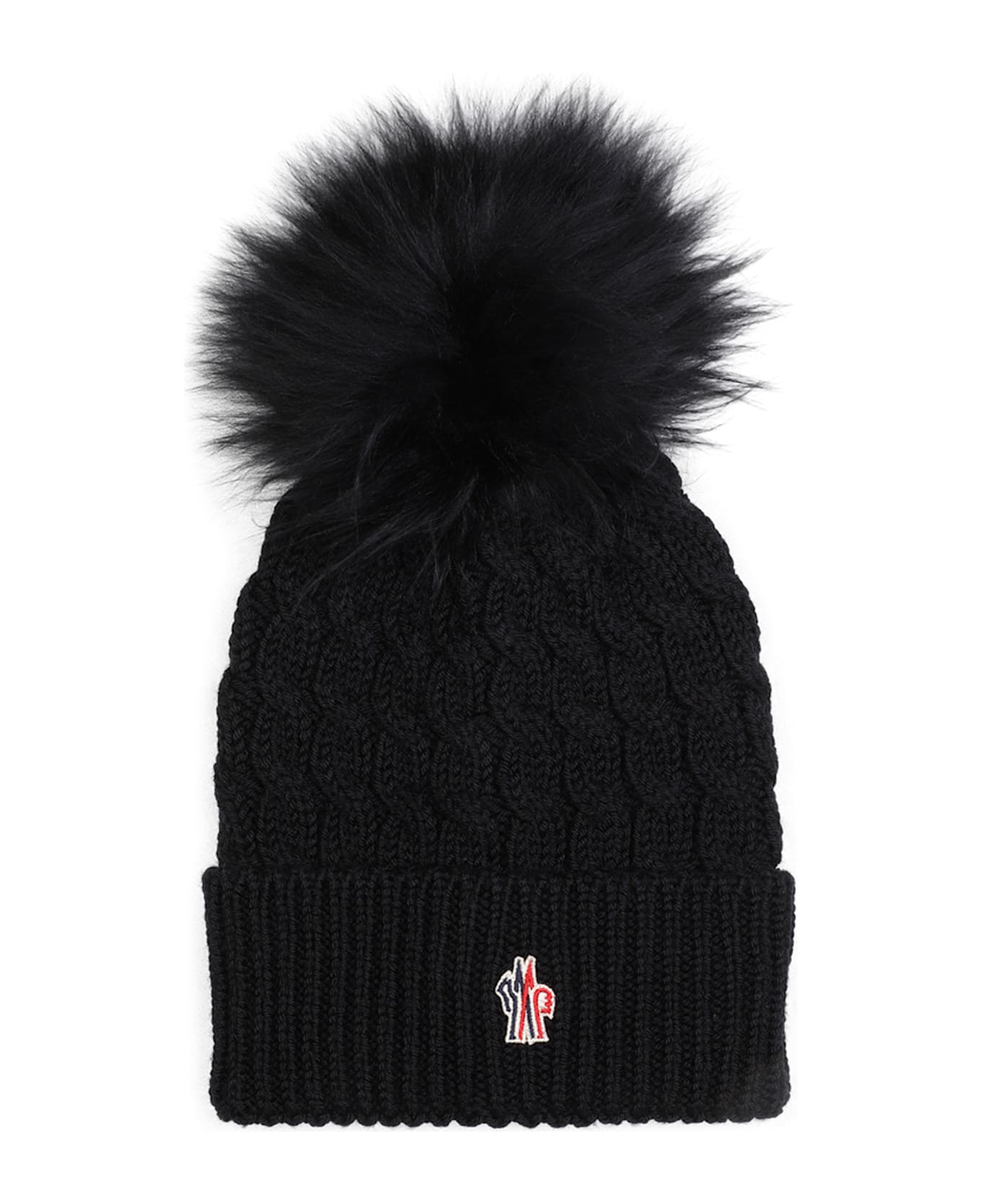 Moncler Grenoble Virgin Wool Hat - Black