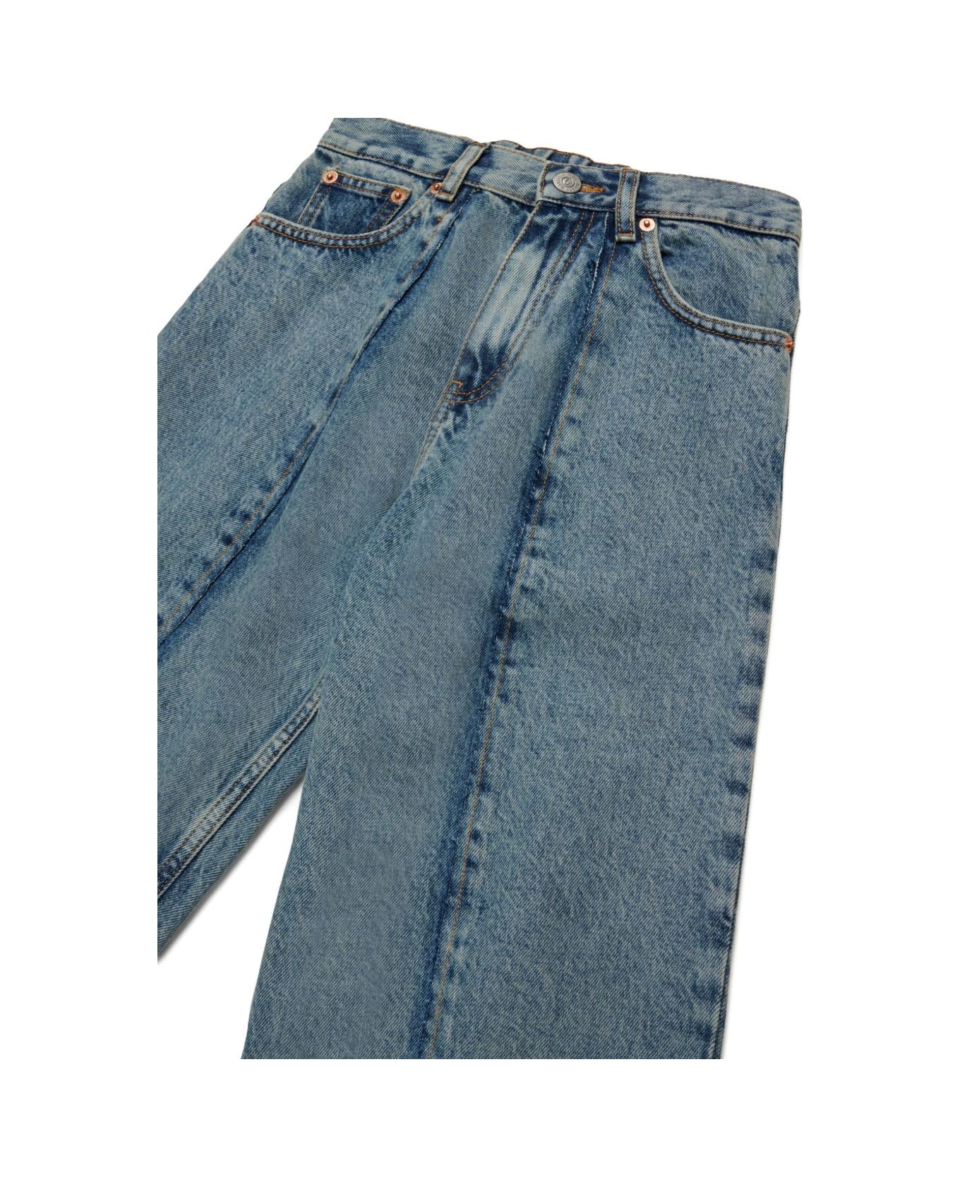 MM6 Maison Margiela Kids Wide-leg Jeans - Blue
