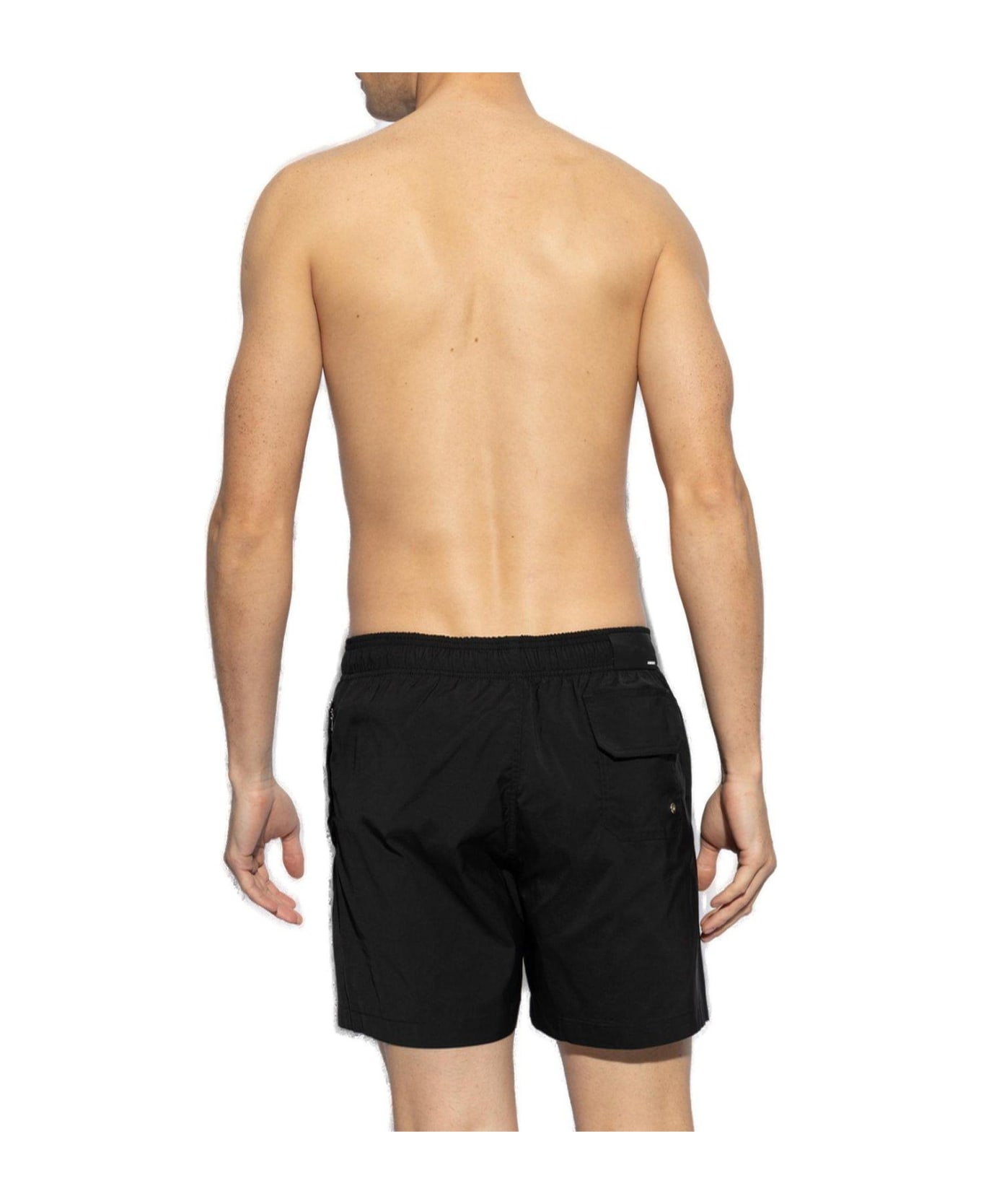 AMIRI Ma Printed Swim Shorts - BLACK