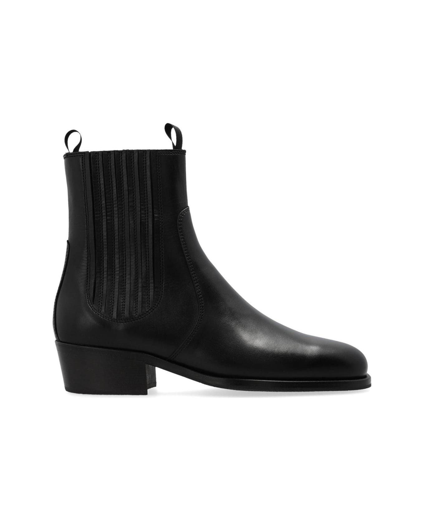 Lemaire Chelsea Round Toe Boots - BLACK