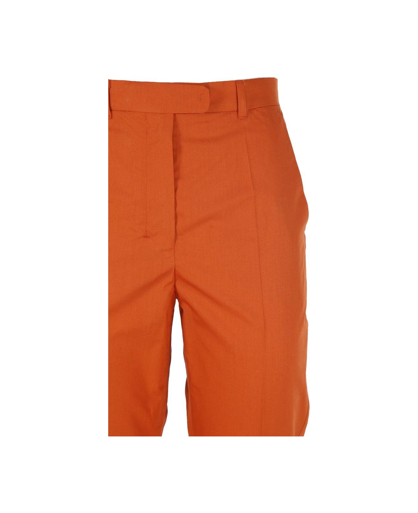 'S Max Mara Elodia Straight Leg Pants - Arancio ボトムス