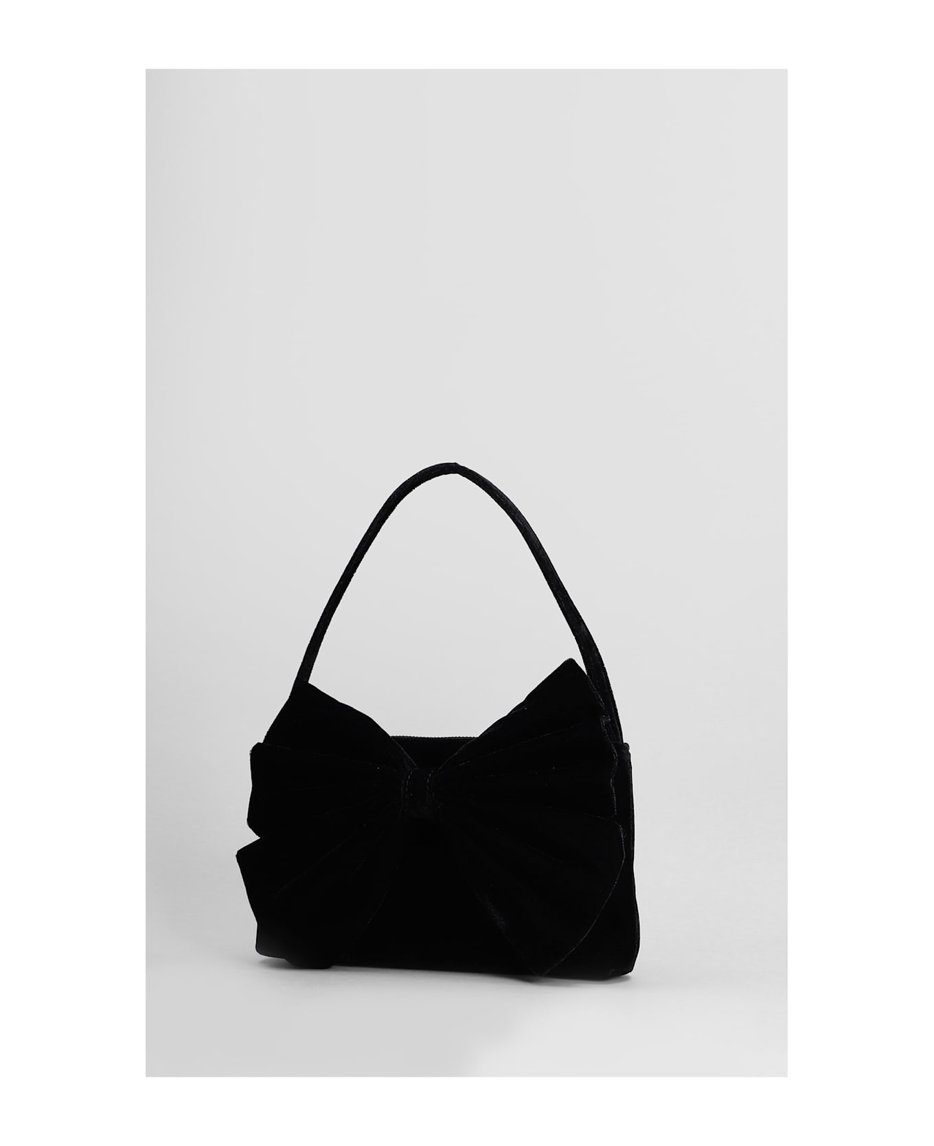 MC2 Saint Barth Nana Shoulder Bag In Black Polyester - black