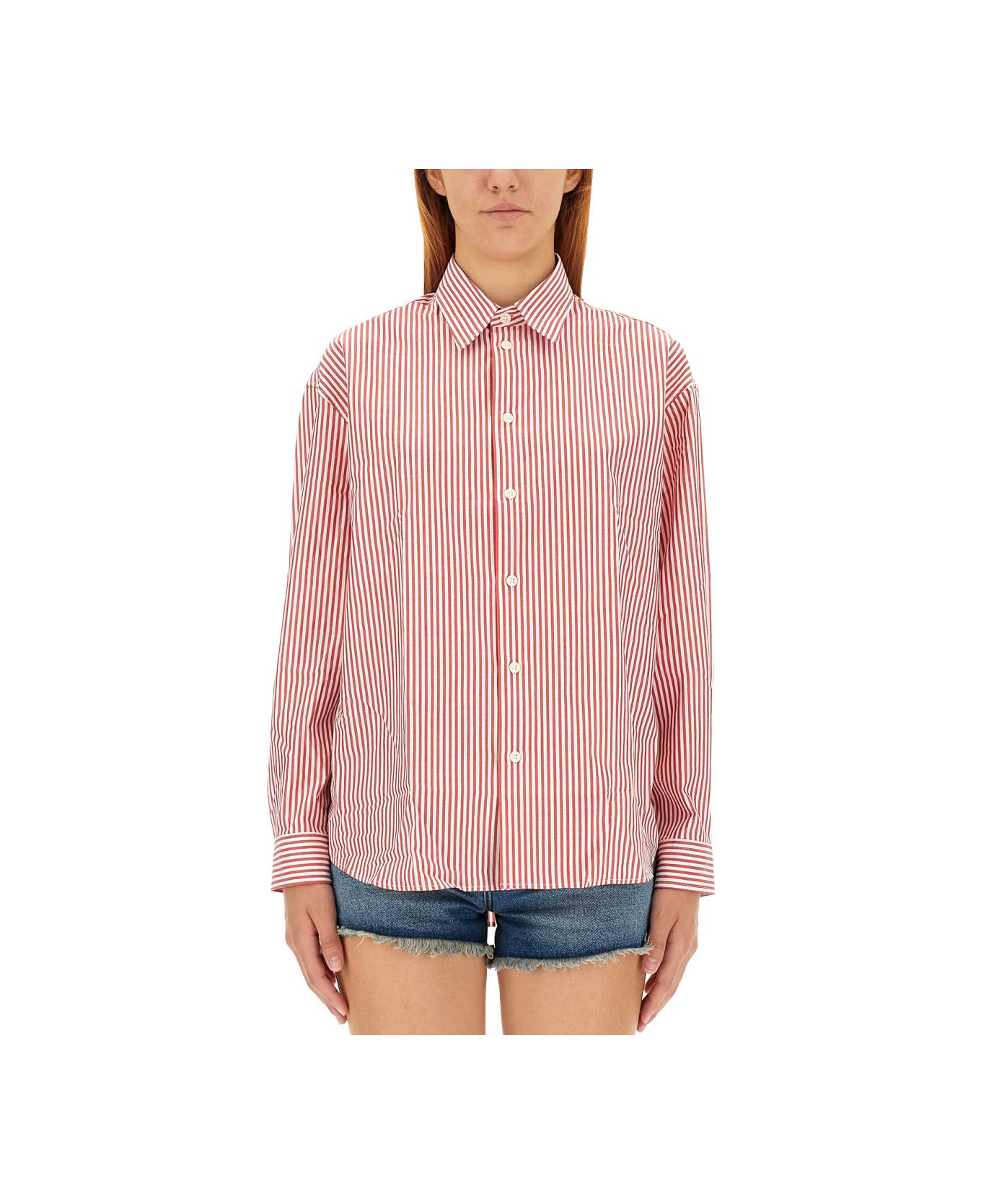 Sporty 
Rich Shirt With Stripe Pattern - MULTICOLOUR