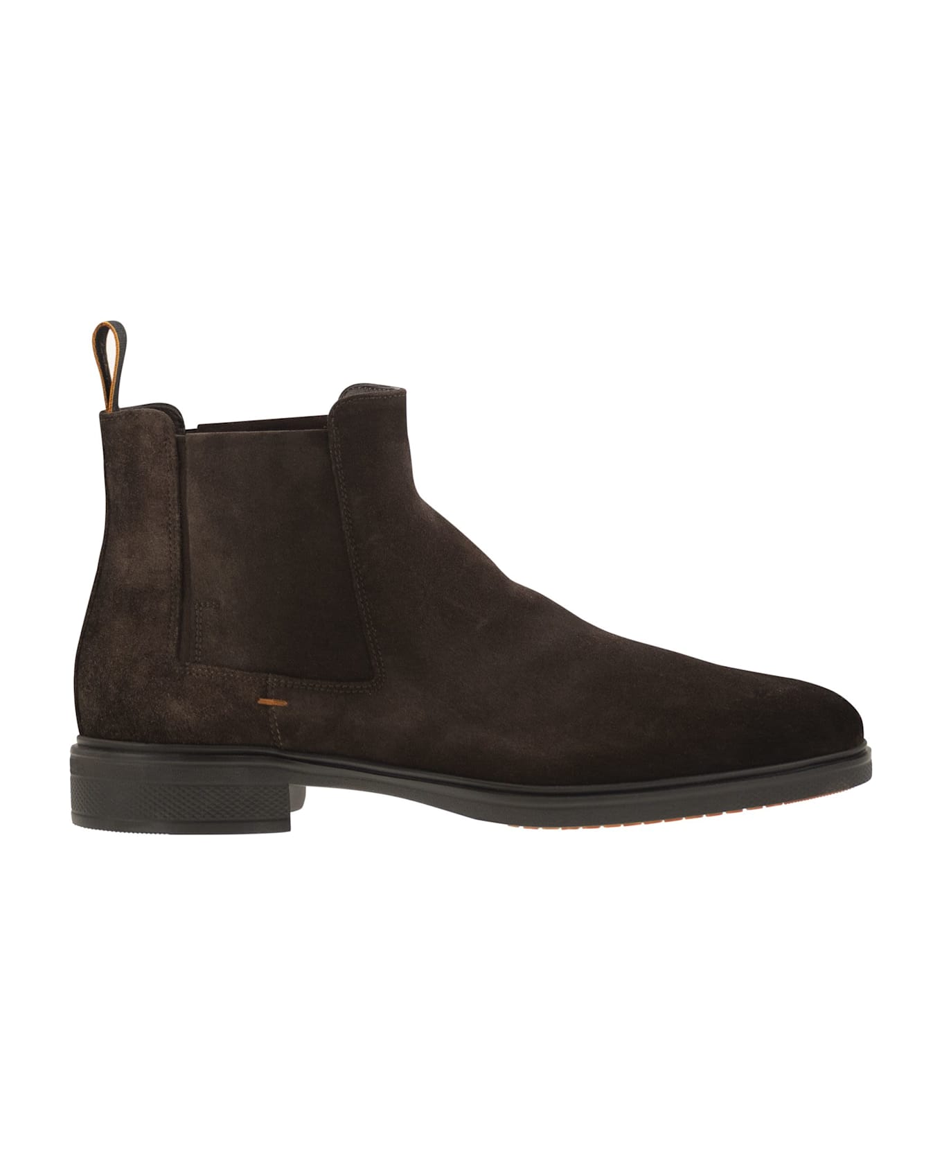 Santoni Suede Ankle Boots - Brown