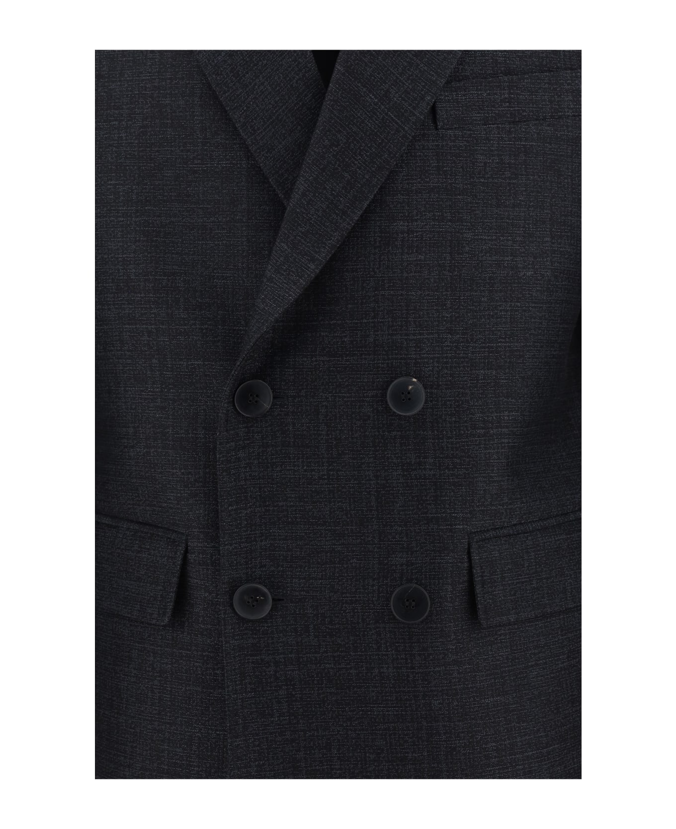 Valentino Formal Blazer Jacket - Grigio Scuro Melange ブレザー
