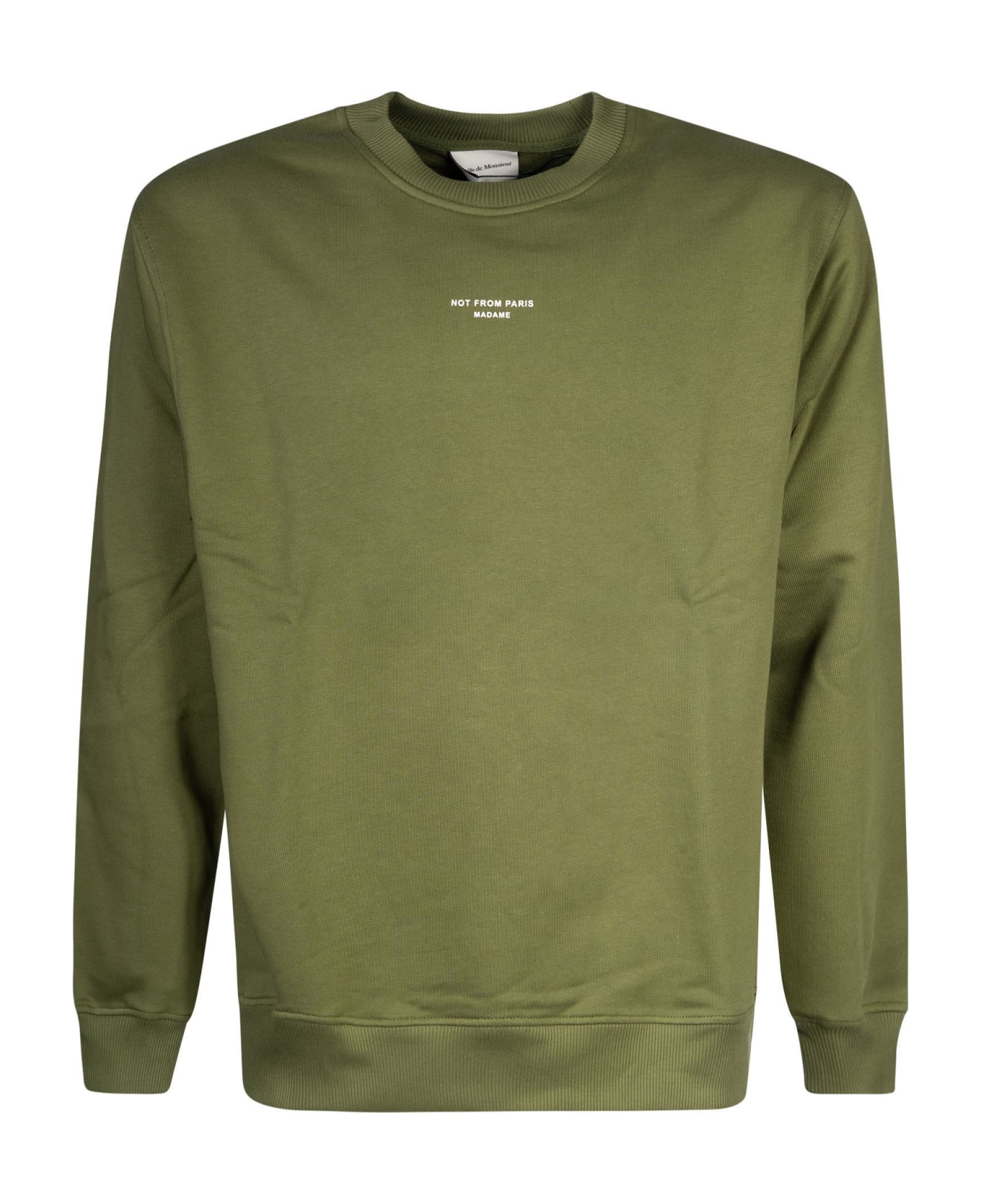 Drôle de Monsieur Slogan Sweatshirt - Khaki