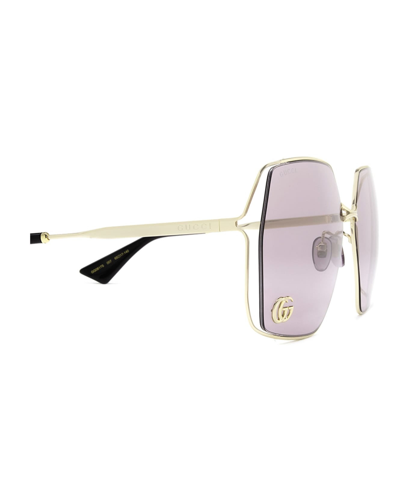 Gucci Eyewear Gg0817s Gold Sunglasses - Gold