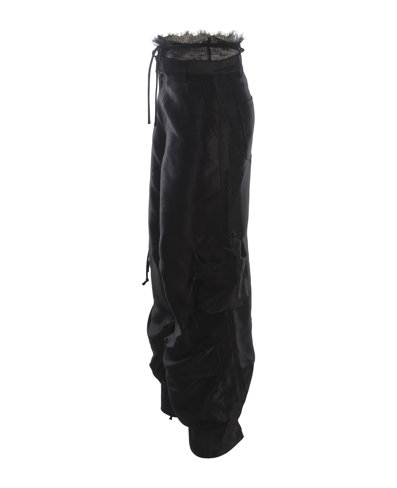 Rotate by Birger Christensen Trousers Rotate Made Of Viscosa Blend - Nero