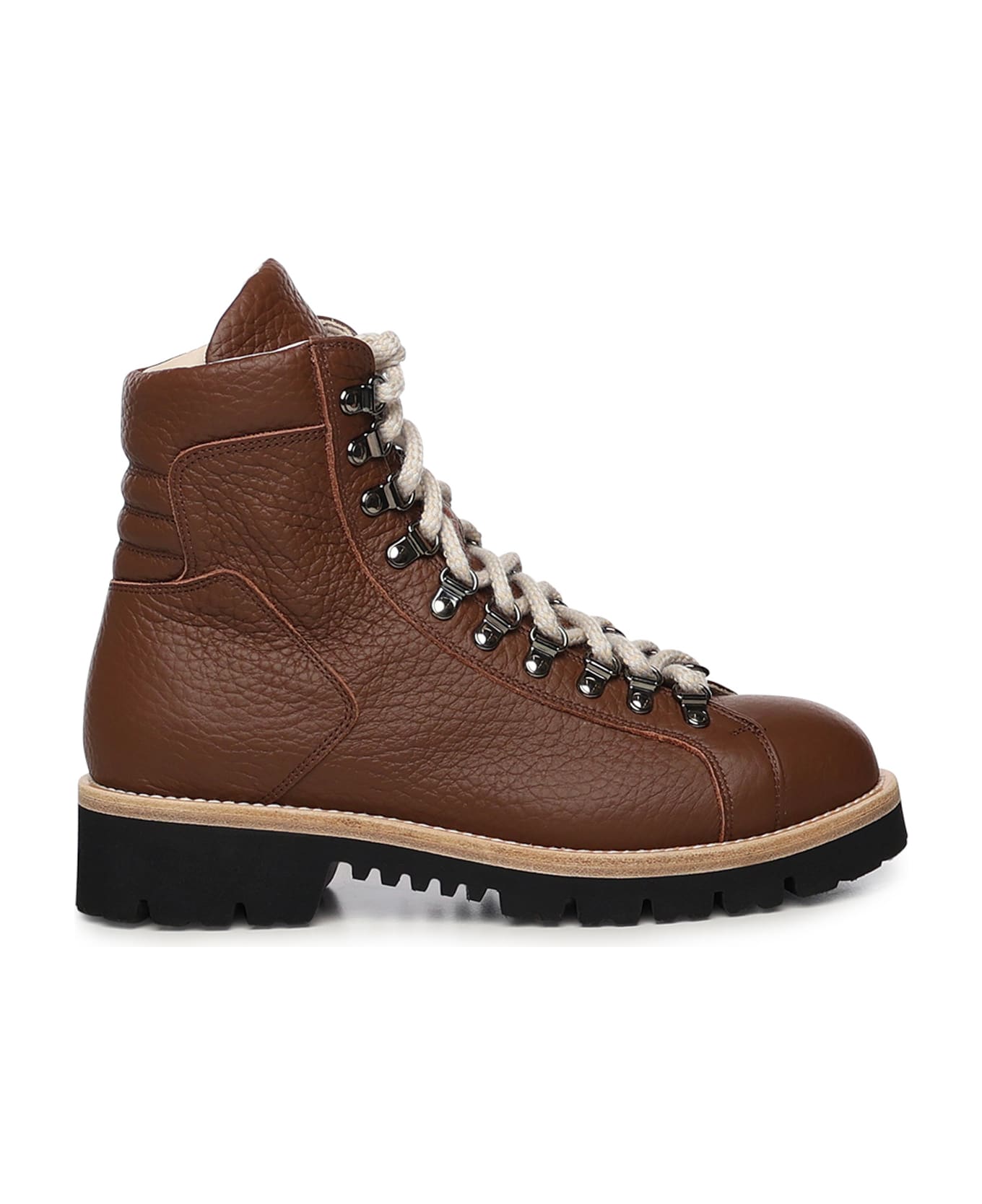 Eleventy Leather Boots - Brown