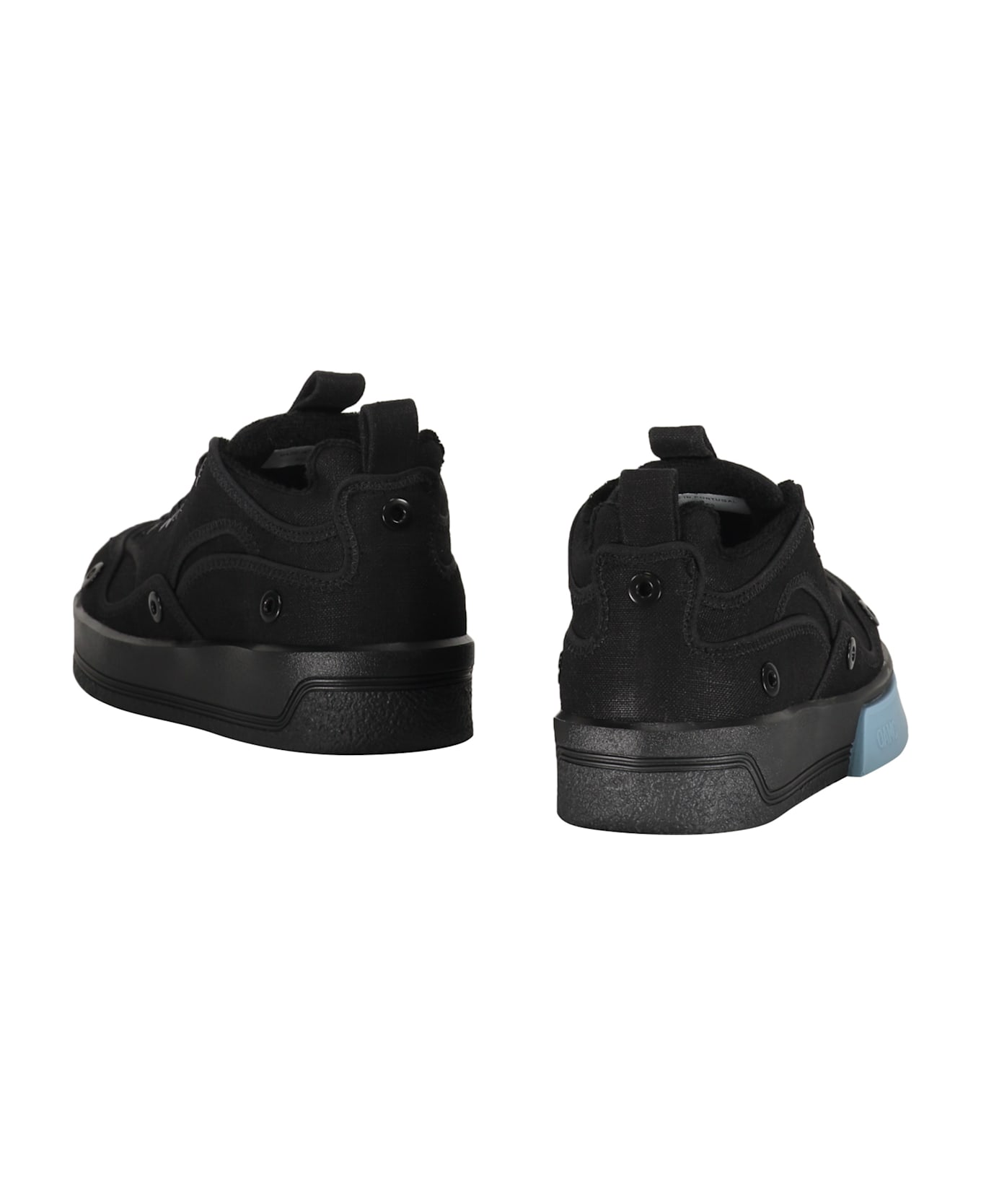 OAMC Fabric Low-top Sneakers - black