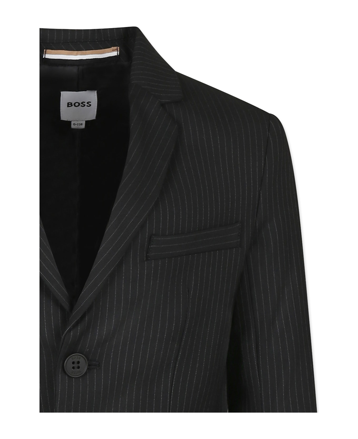 Hugo Boss Black Jacket For Boy - Black