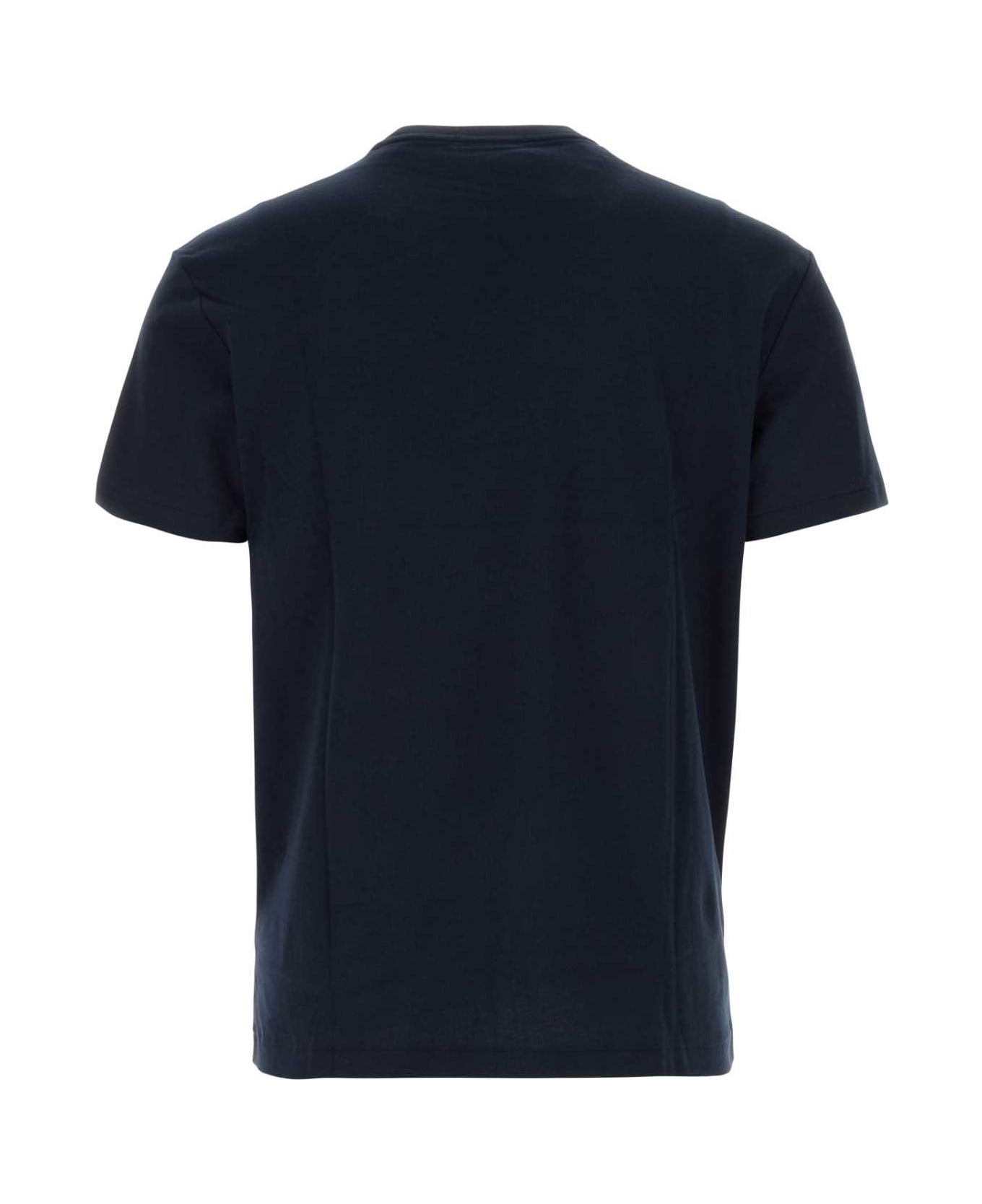 Polo Ralph Lauren Navy Blue Cotton T-shirt - AVIATORNAVY