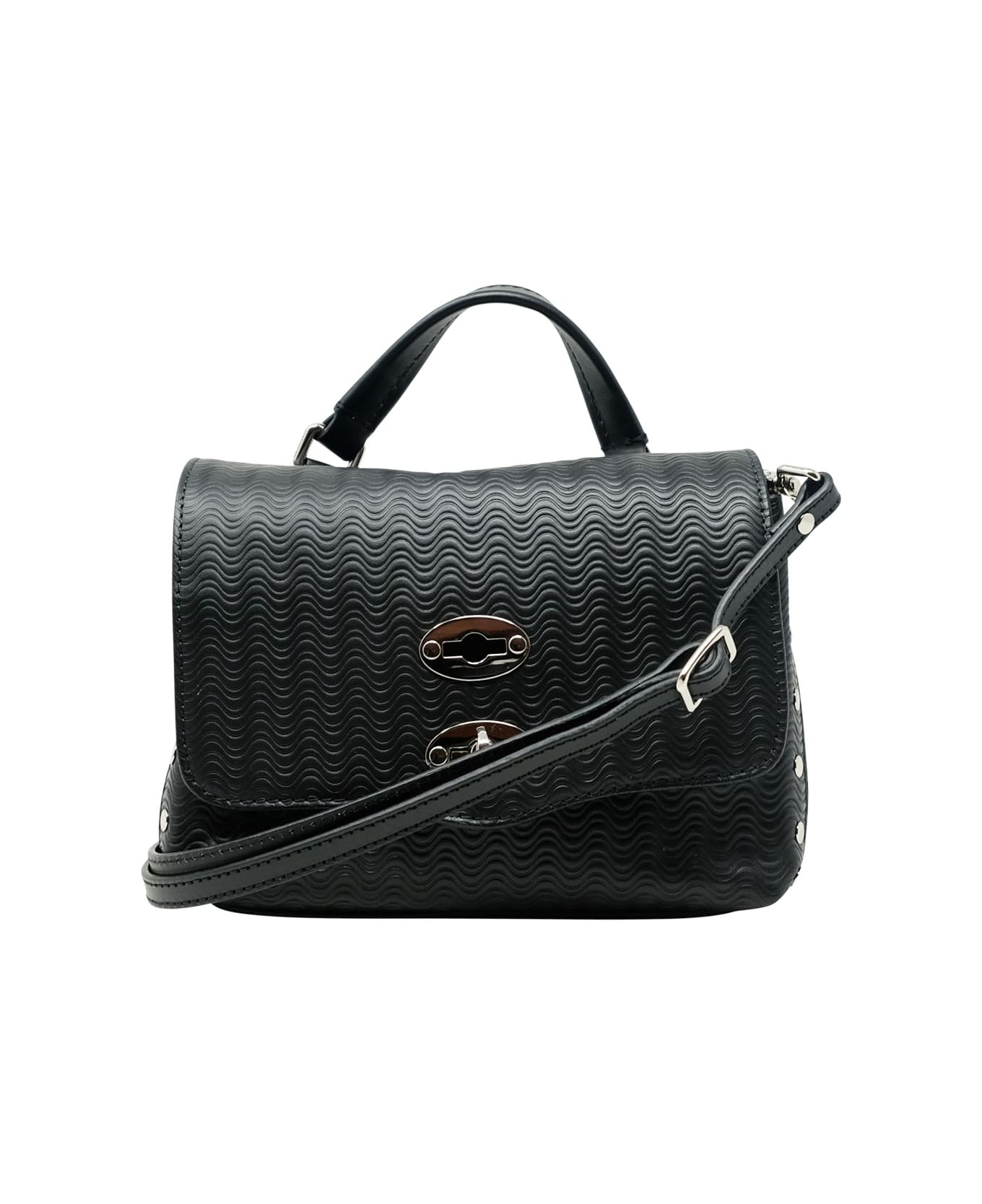 Zanellato 068010-0080000-z0001 Black Cachemire Blandine Luxethic Baby Leather Handbag - Nero