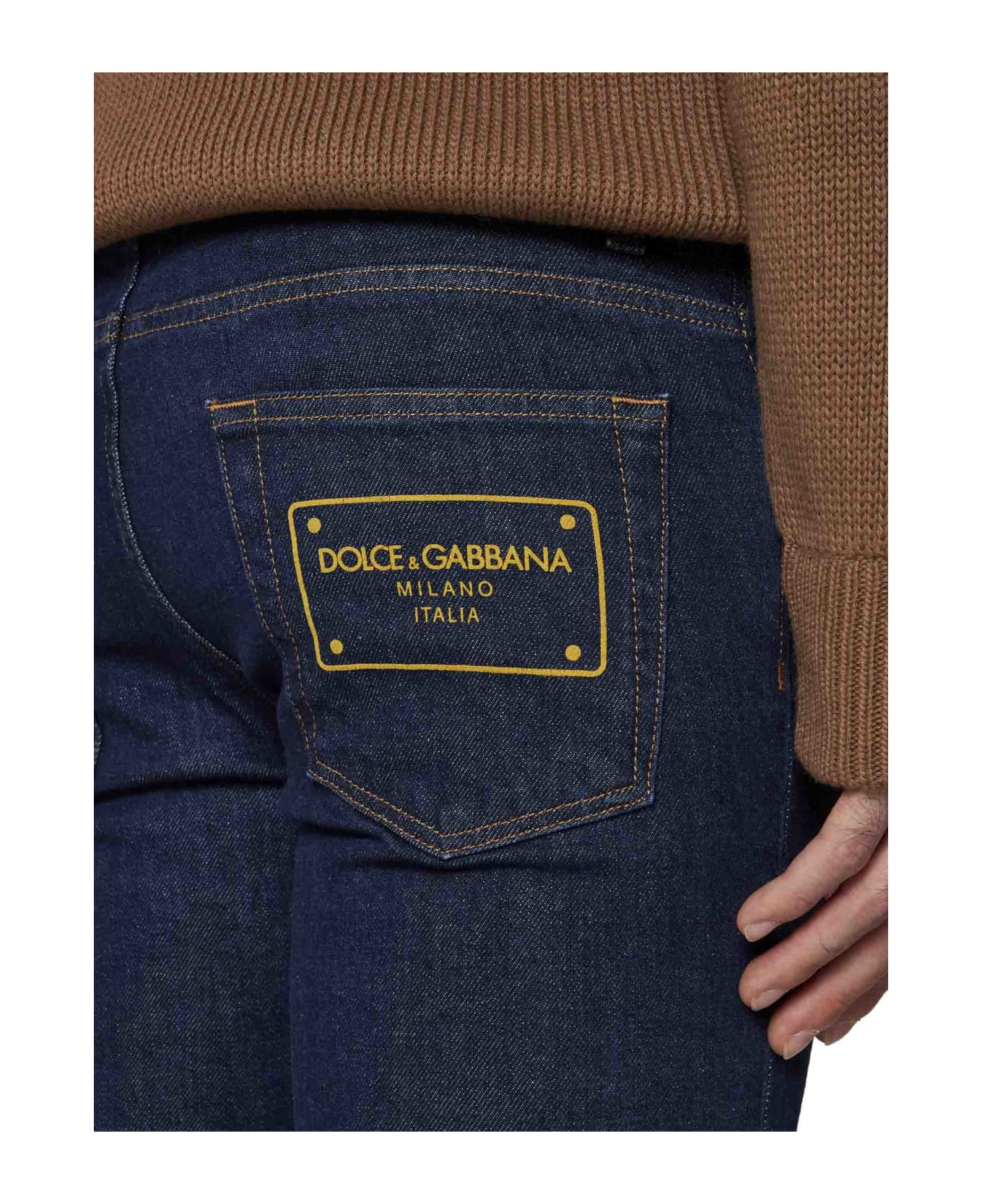 Dolce & Gabbana Skinny Fit Trouser - Variante abbinata デニム
