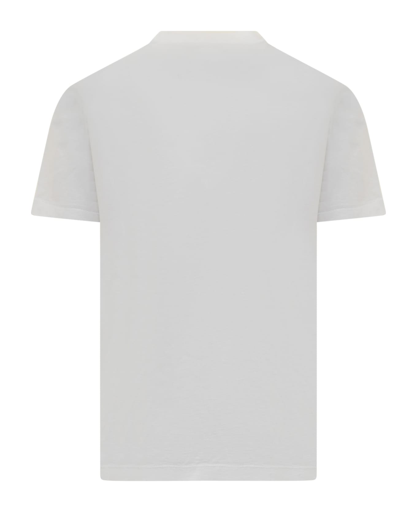 Dsquared2 White Cotton T-shirt - WHITE シャツ