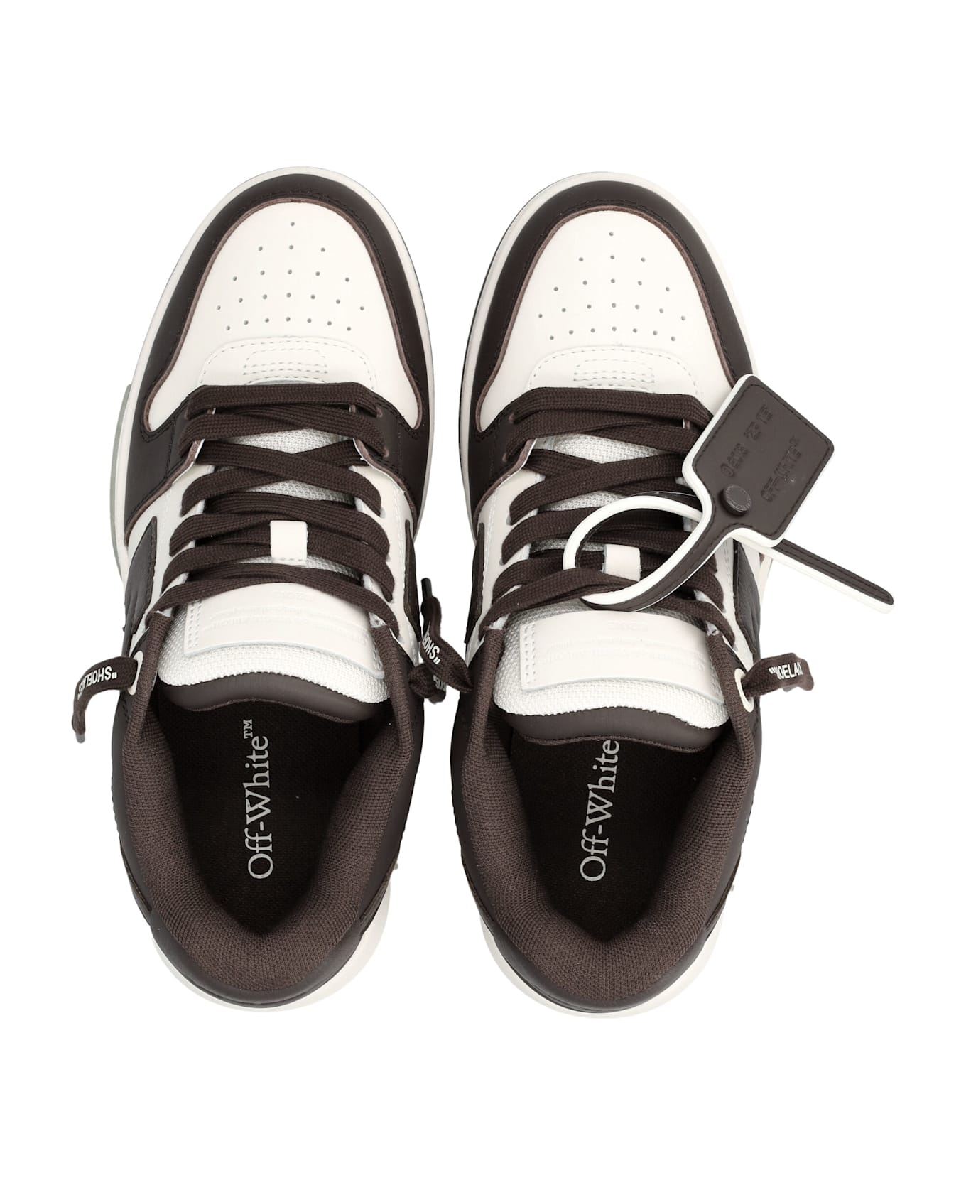 Off-White Out Of Office Women S Sneakers - CHOCOLATE WHITE