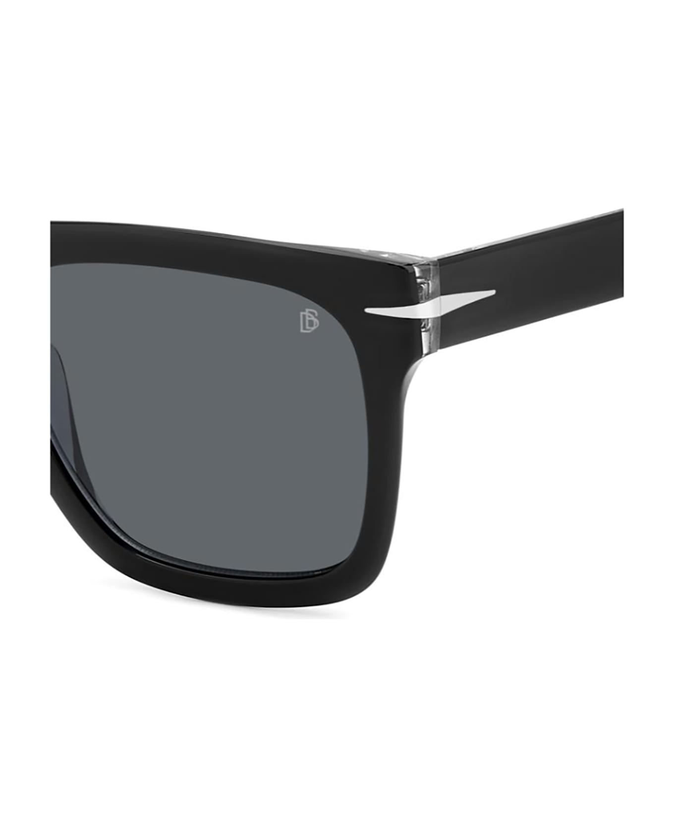 DB Eyewear by David Beckham DB 7000/S FLAT Sunglasses - /ir Black Crystl