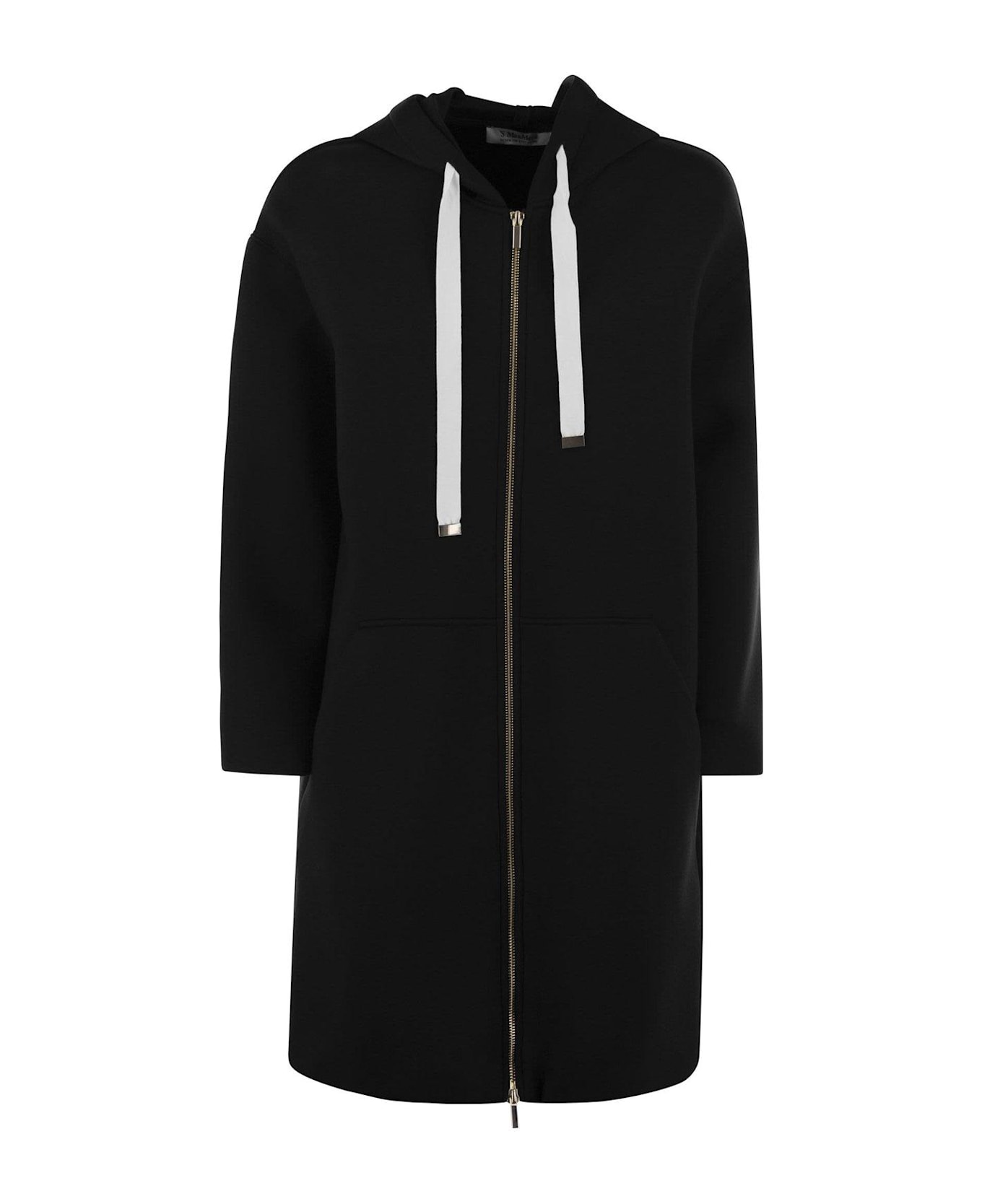 Max Mara Zip-up Drawstring Jacket Max Mara - BLACK