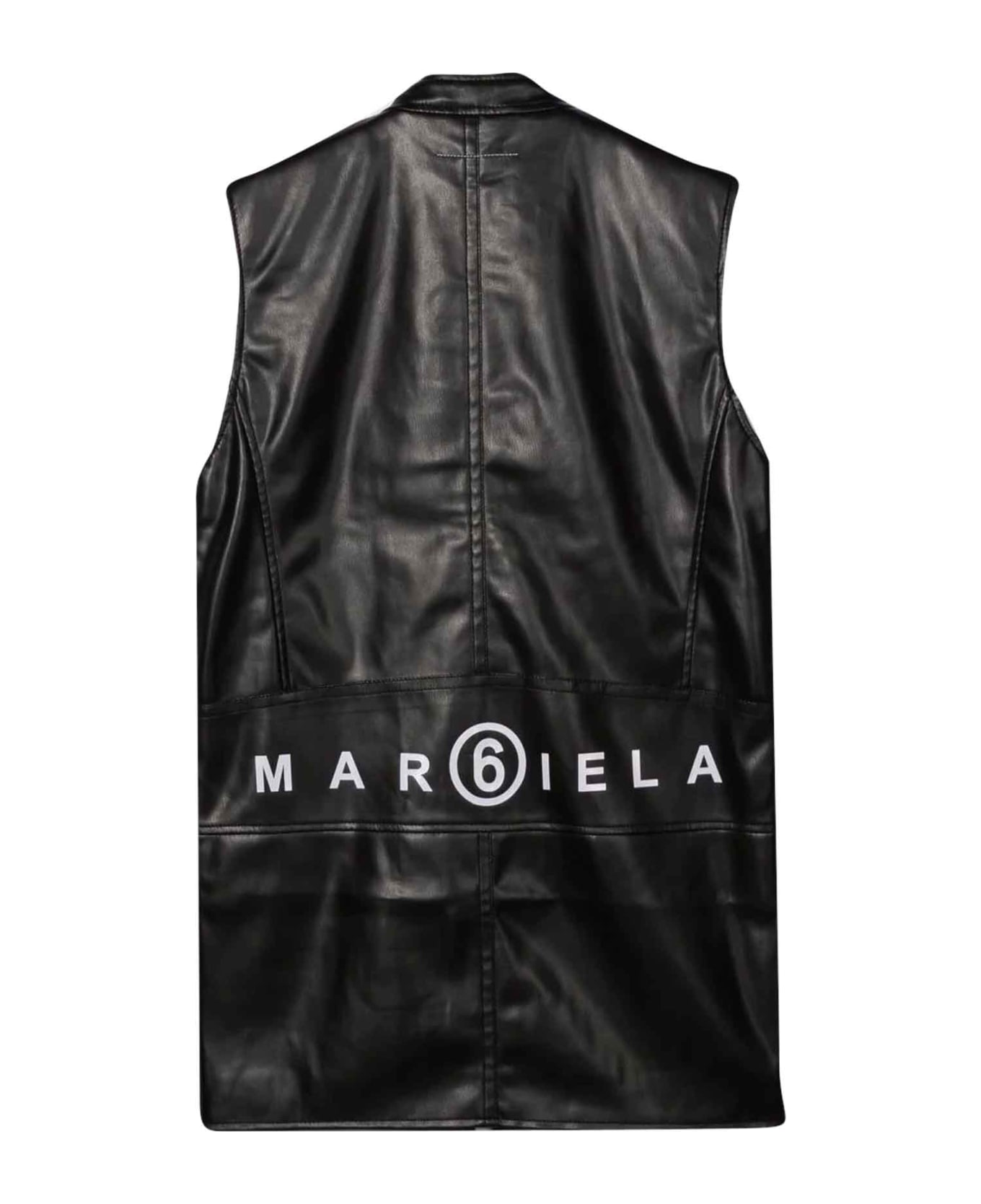 MM6 Maison Margiela Black Vest Unisex - Nero