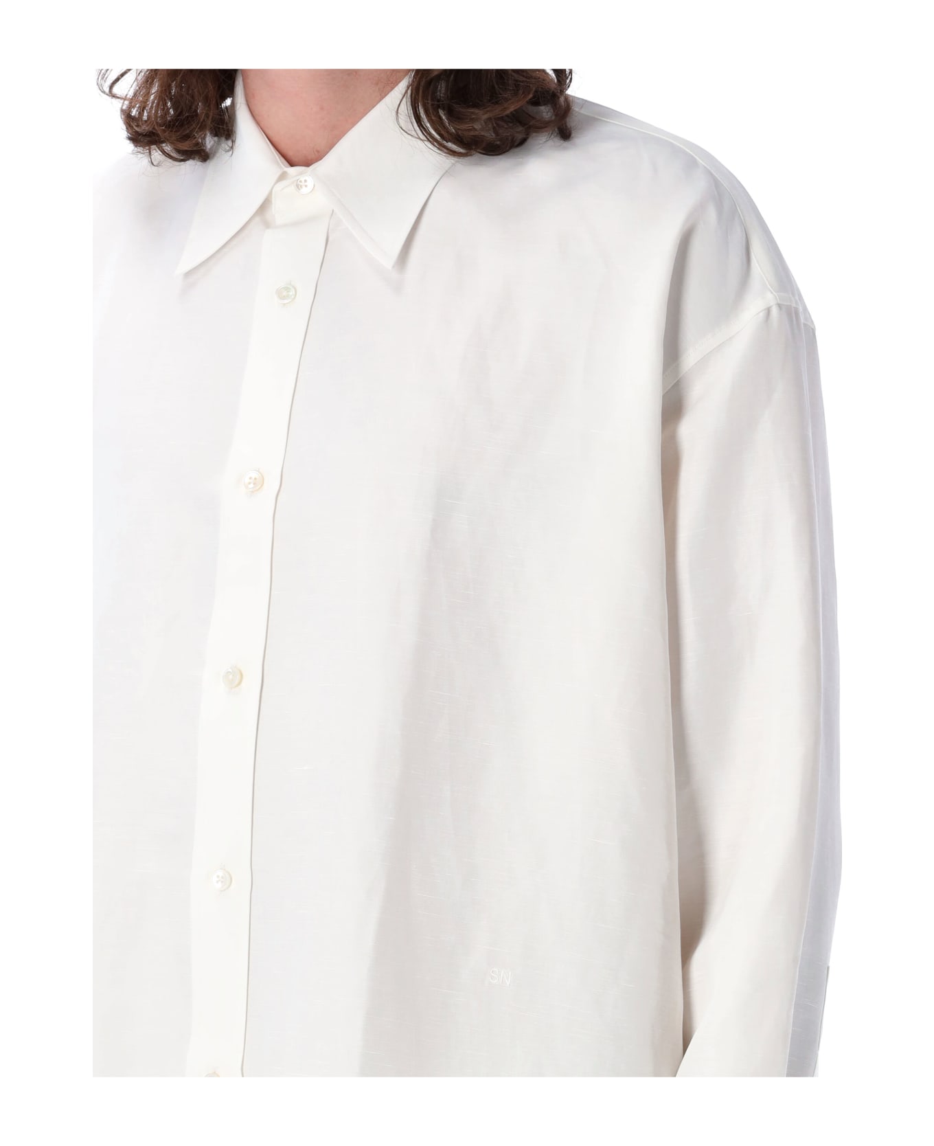 Studio Nicholson Loche Shirt - OPTIC WHITE シャツ