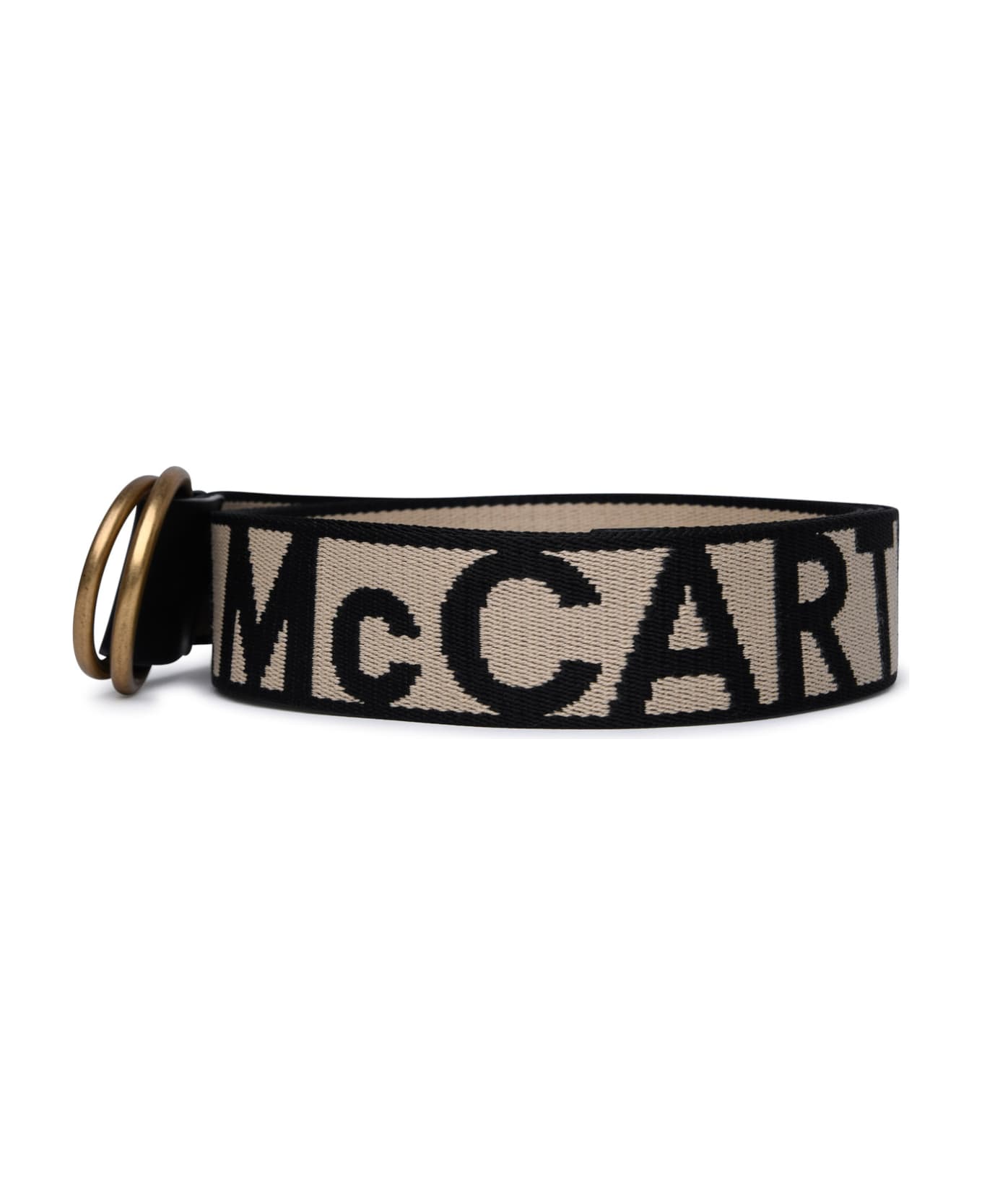 Stella McCartney Belt With Logo Pattern - Beige