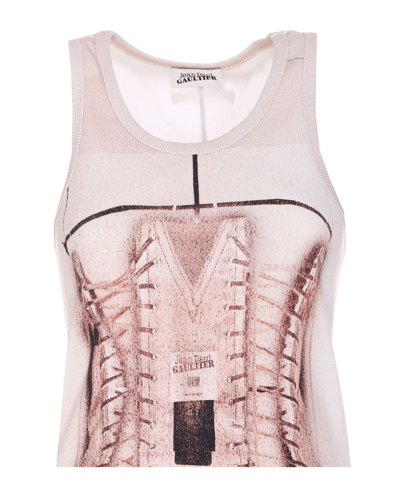 Jean Paul Gaultier Trompe L
oeil Corset Top - Pink