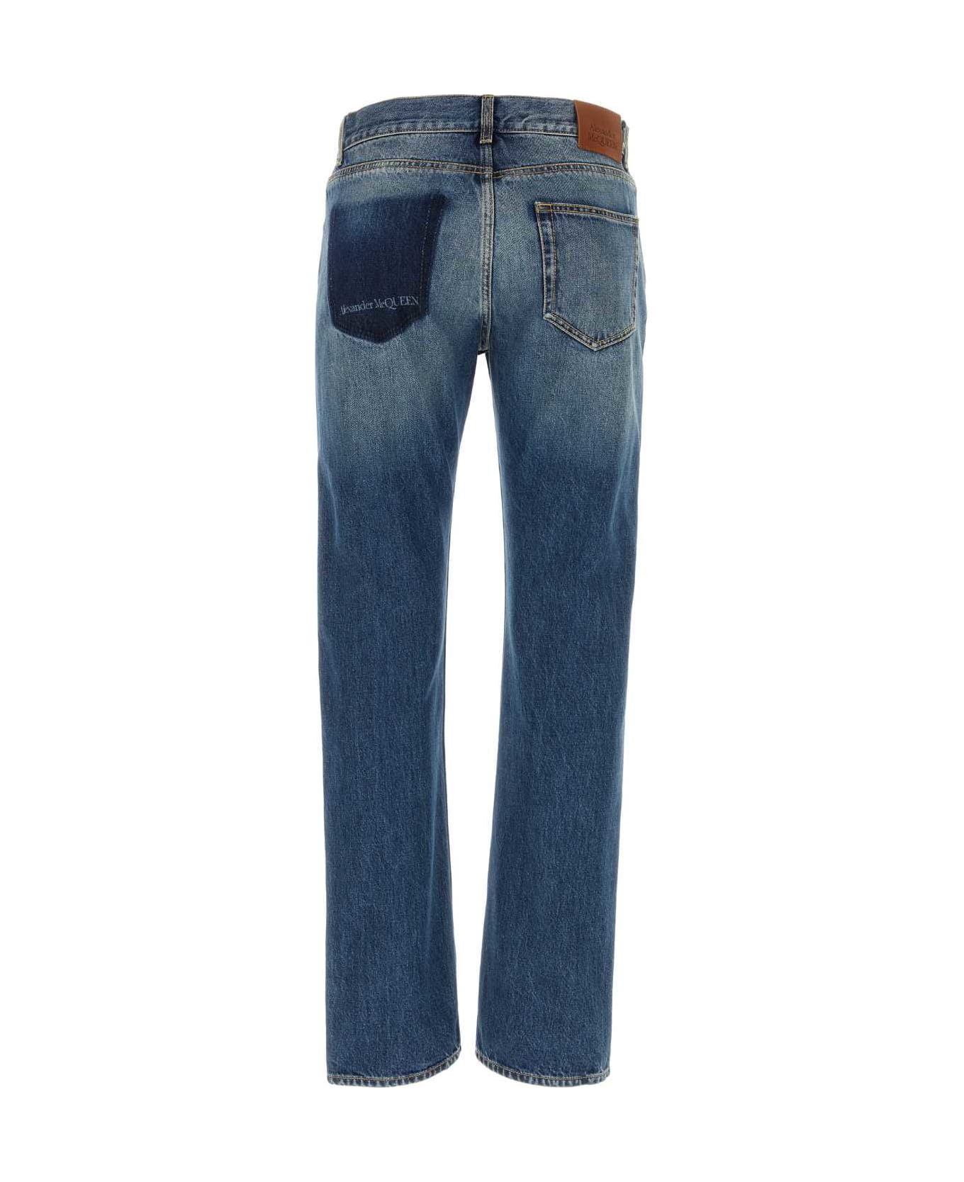 Alexander McQueen Denim Jeans - BLUEWASHED デニム