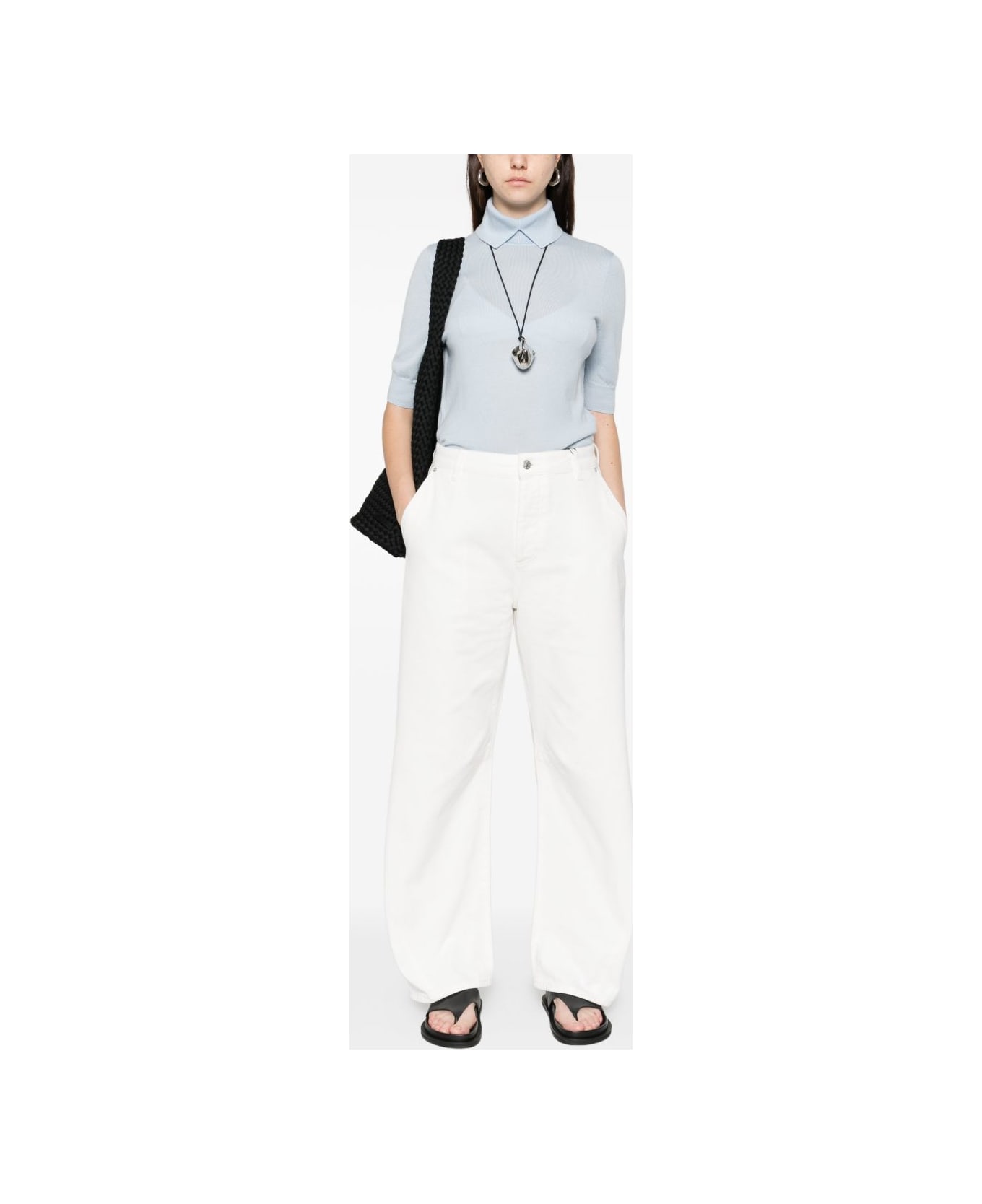 Herskind Perry Wool Sweater - Clear Blue