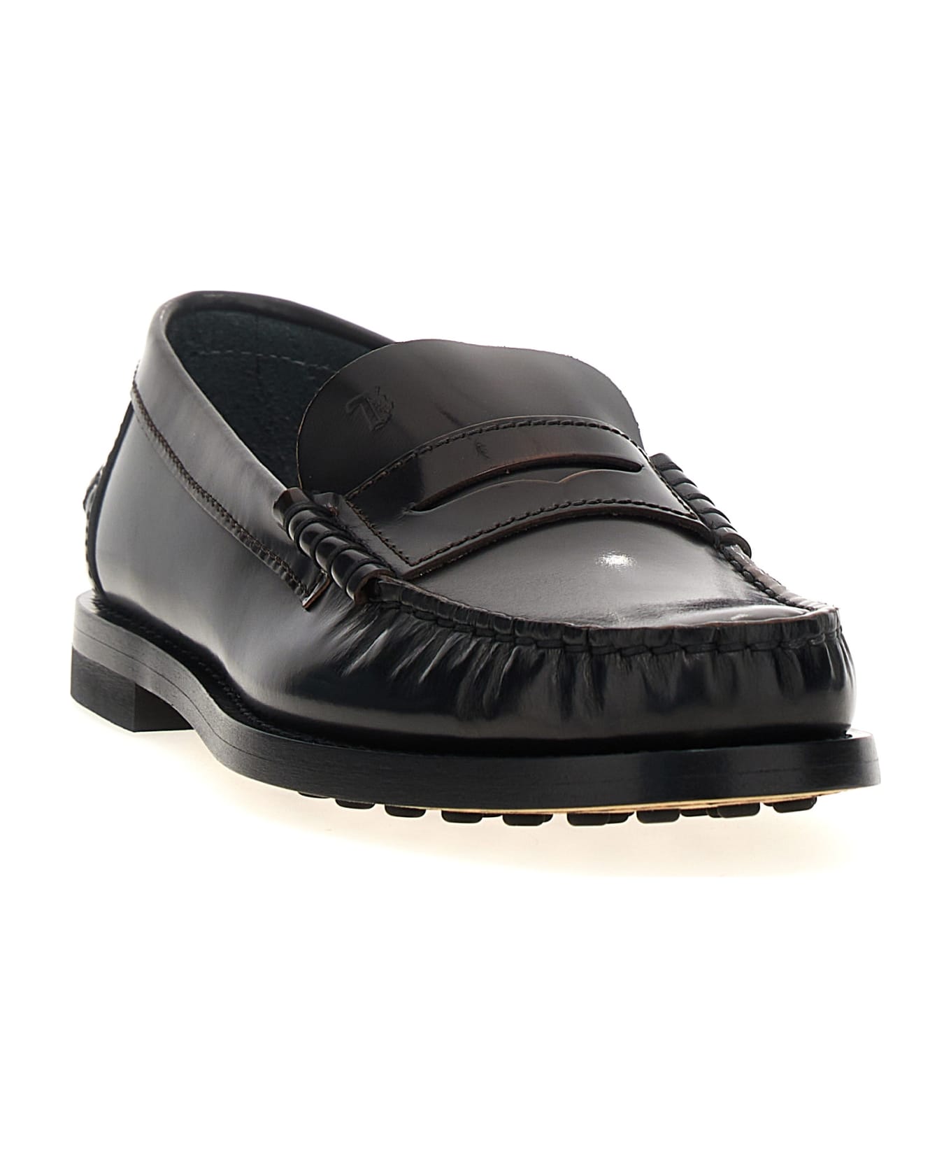 Tod's Leather Loafers - Black  