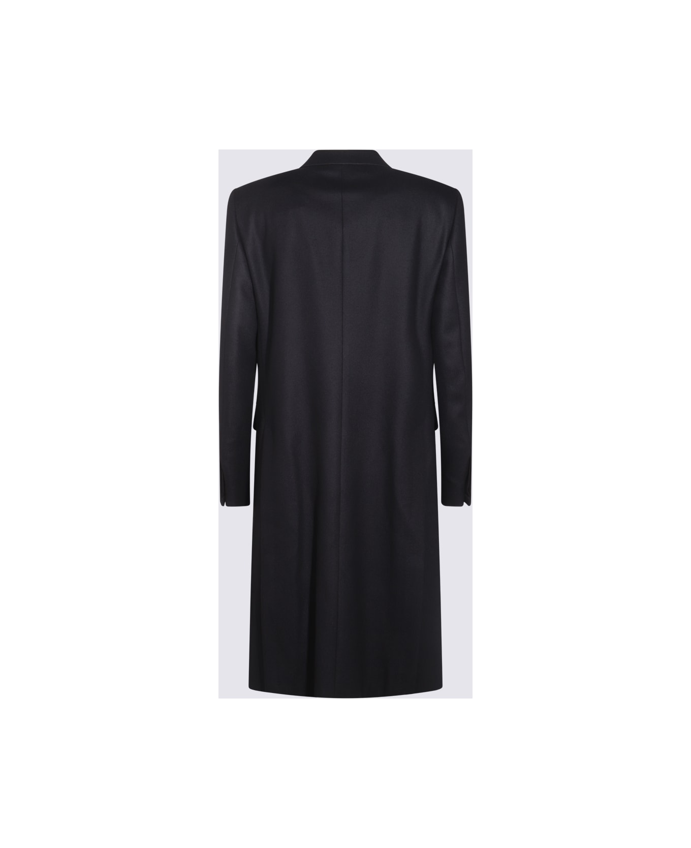 Givenchy Dark Blue Wool Coat - Blue