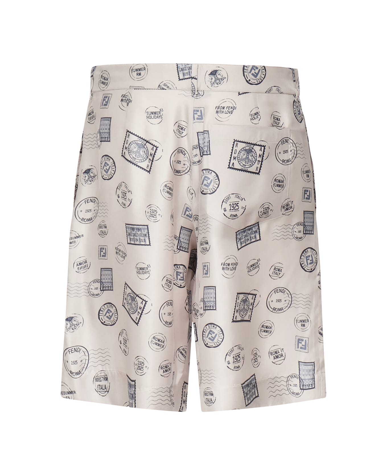 Printed Silk Shorts