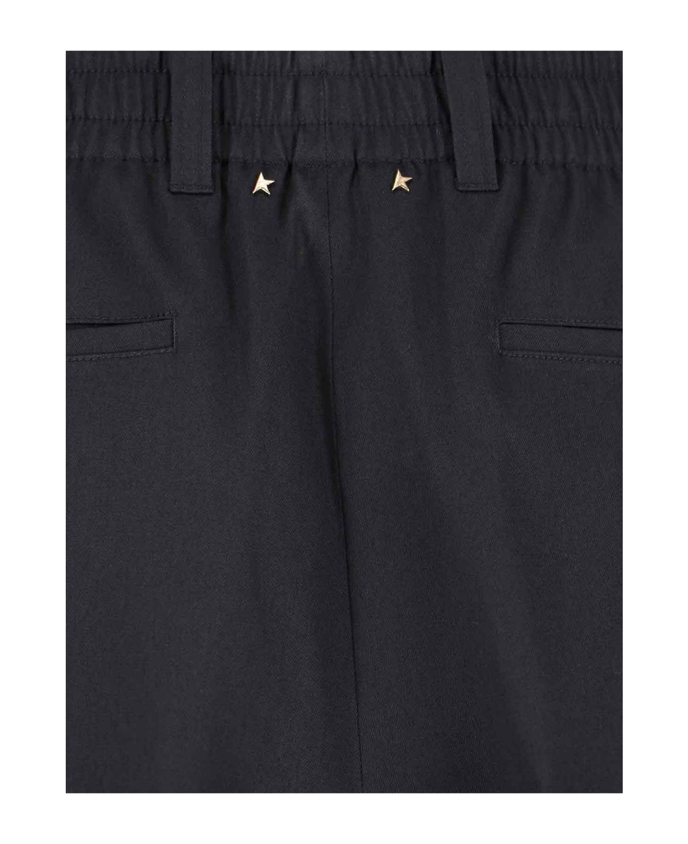 Golden Goose Tailored Virgin Wool Trousers - Black