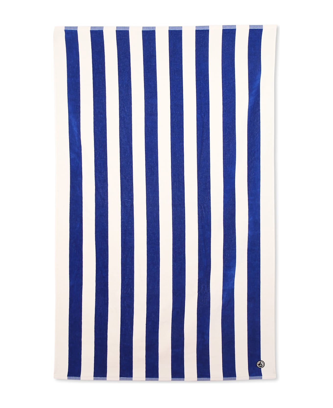 Petit Bateau Blue Beach Towel For Kids With Logo - Blue