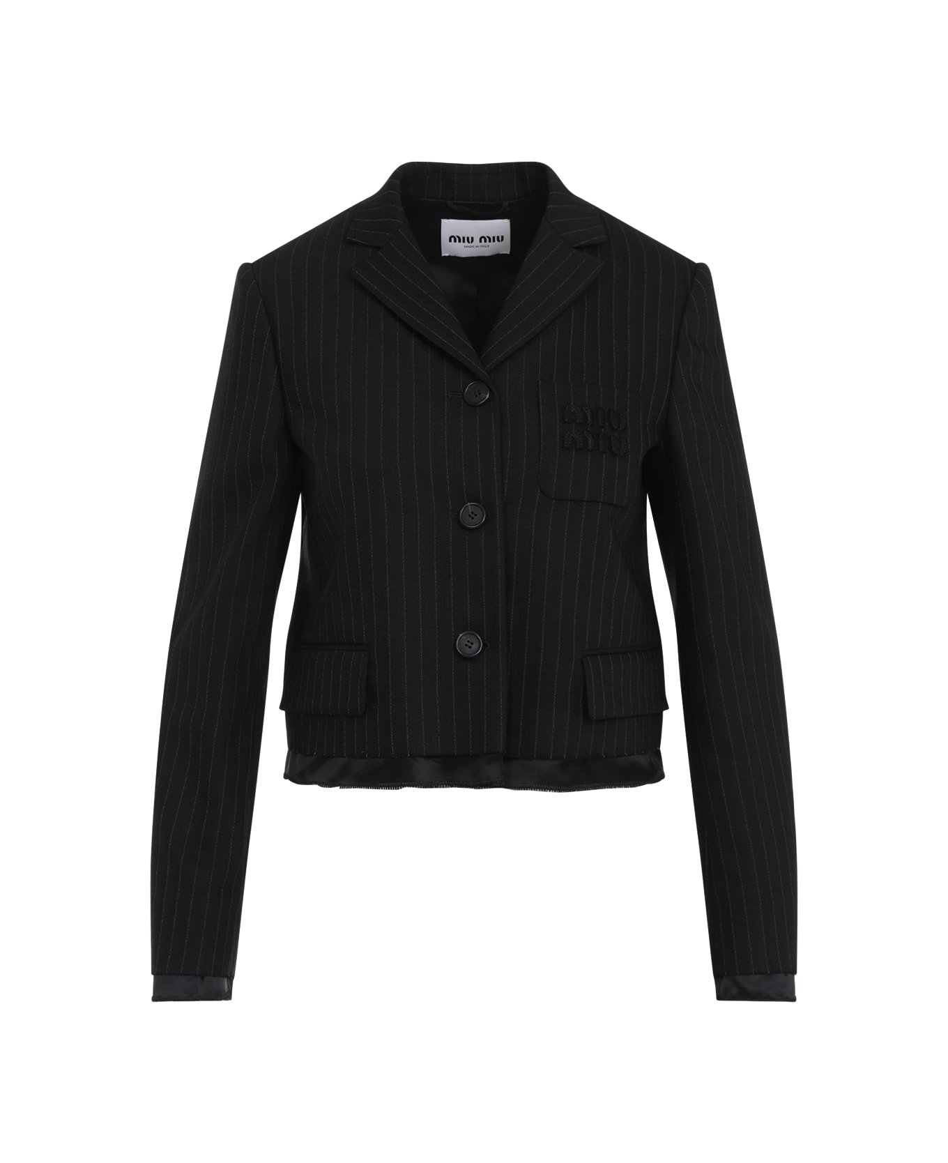 Miu Miu Wool Jacket - Nero