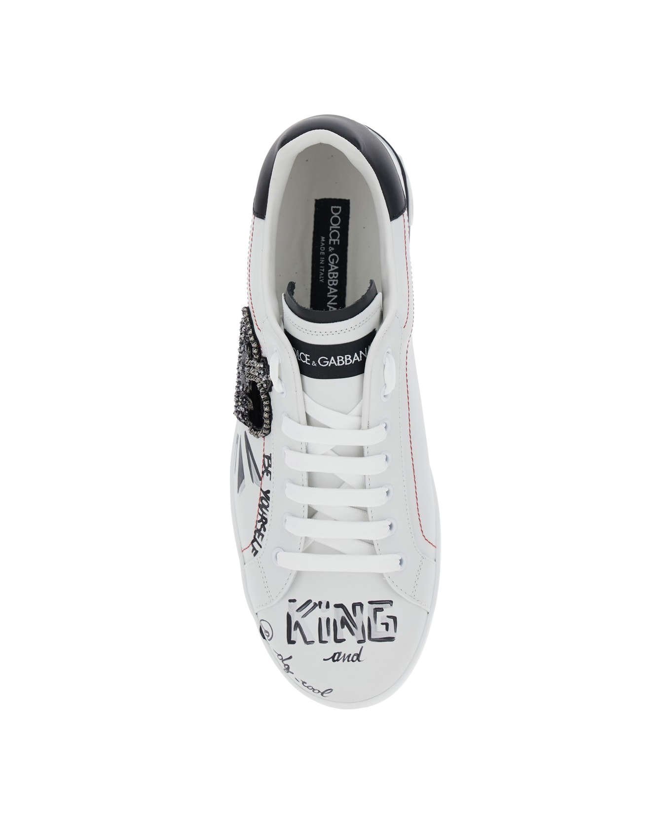 Dolce 
Gabbana Portofino Sneakers - White