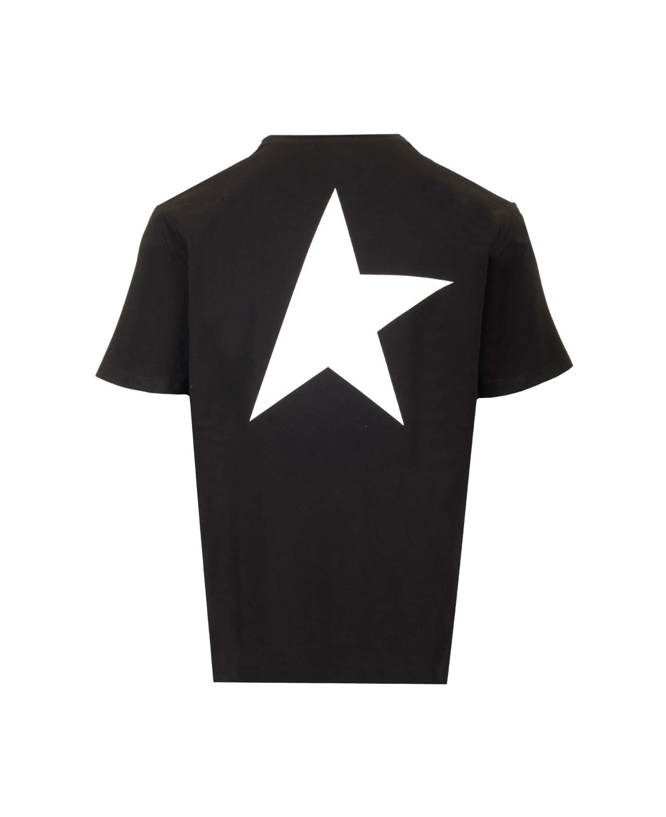 Golden Goose Star T-shirt - BLACK/WHITE