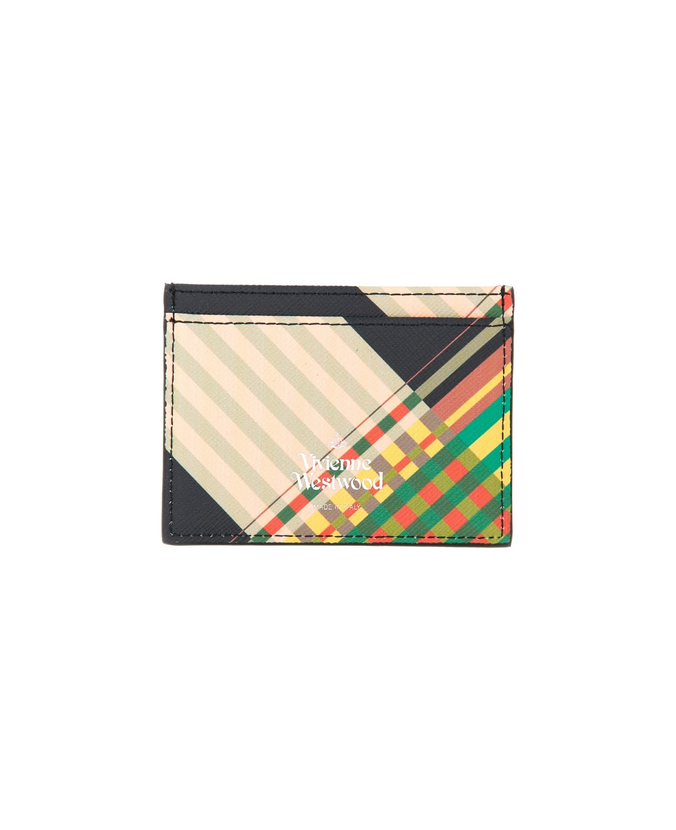 Vivienne Westwood Card Holder With Logo - MULTICOLOUR
