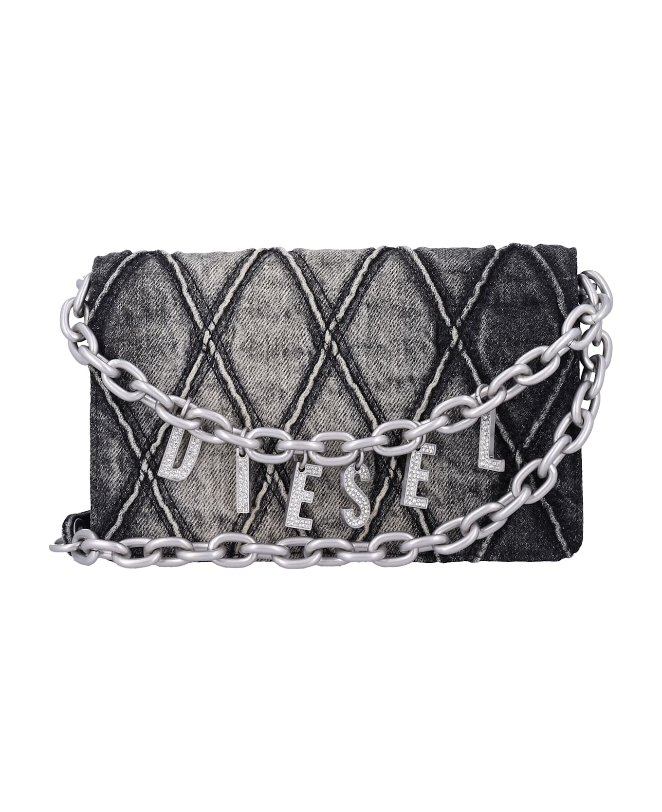 Diesel Charm-d Wallet Strap - BLACK