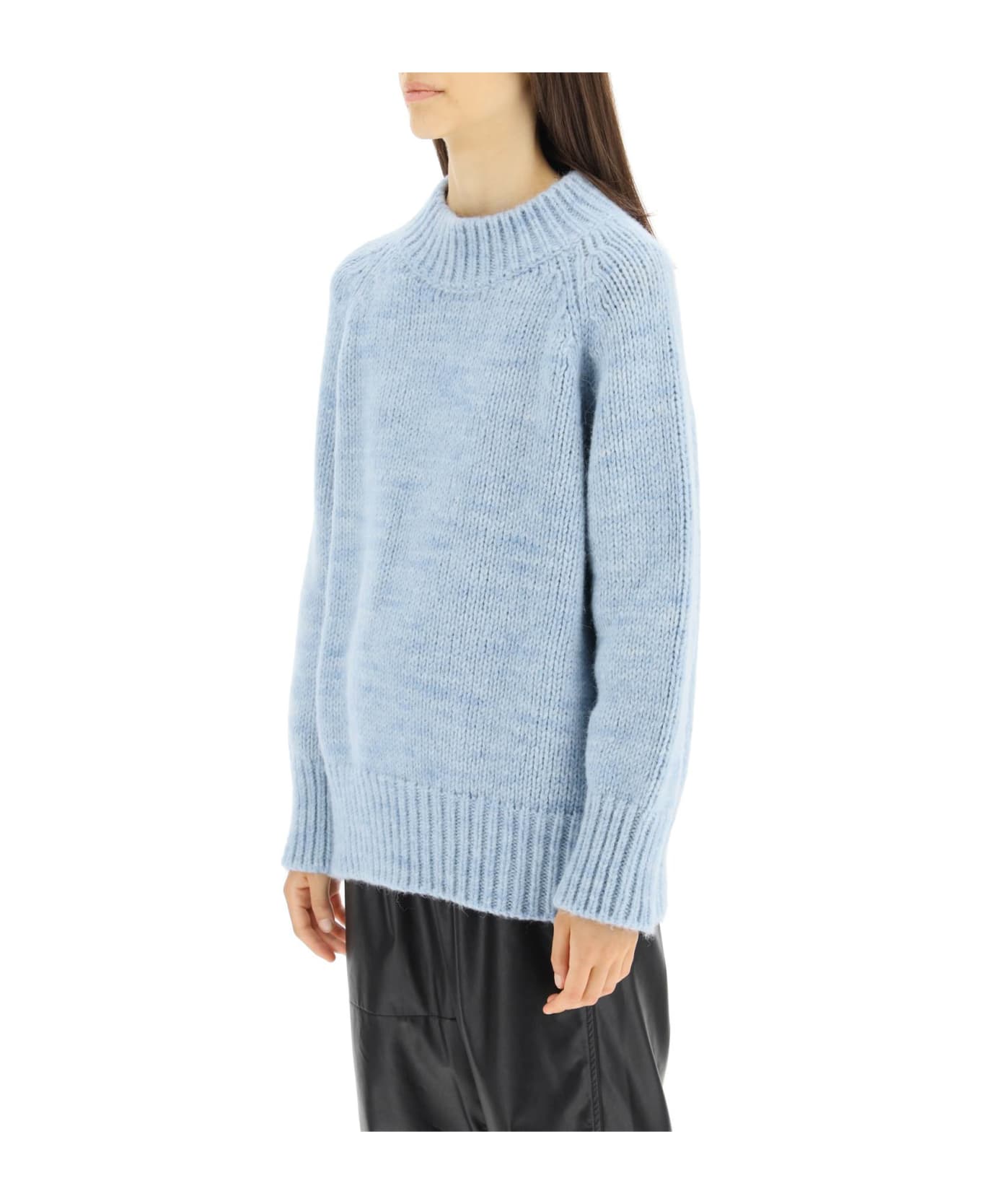 Maison Margiela Ribbed Sweater - PALE BLUE (Light blue) ニットウェア