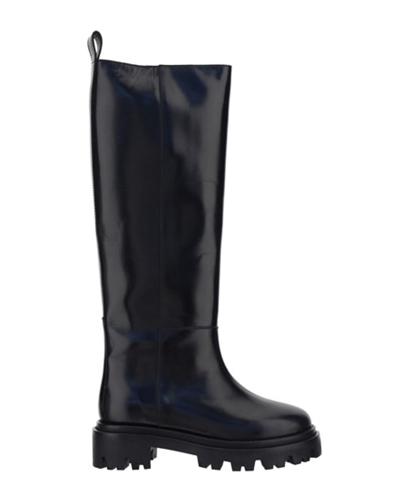 Isabel Marant Rounded-toe Calf-length Boots - Nero