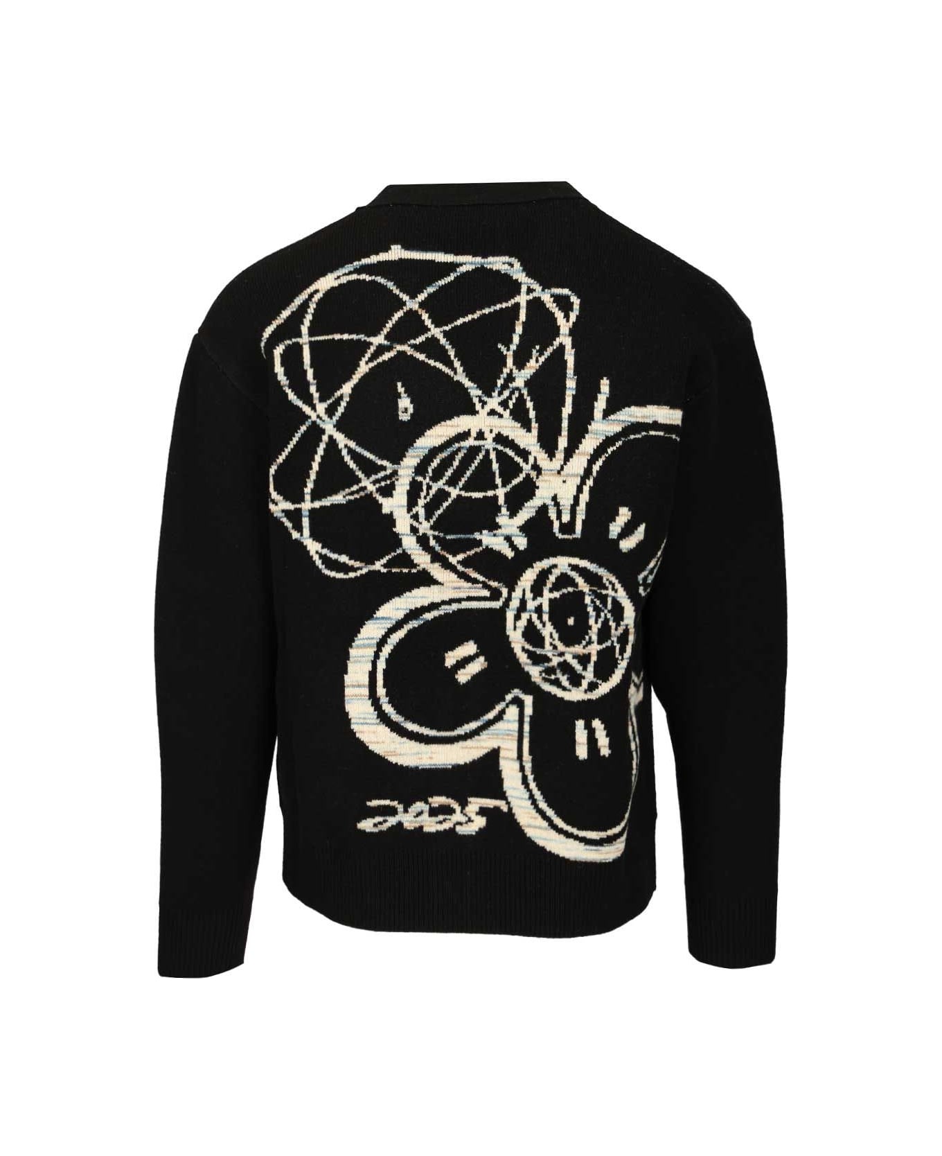 Kenzo Futura Cardigan - Black