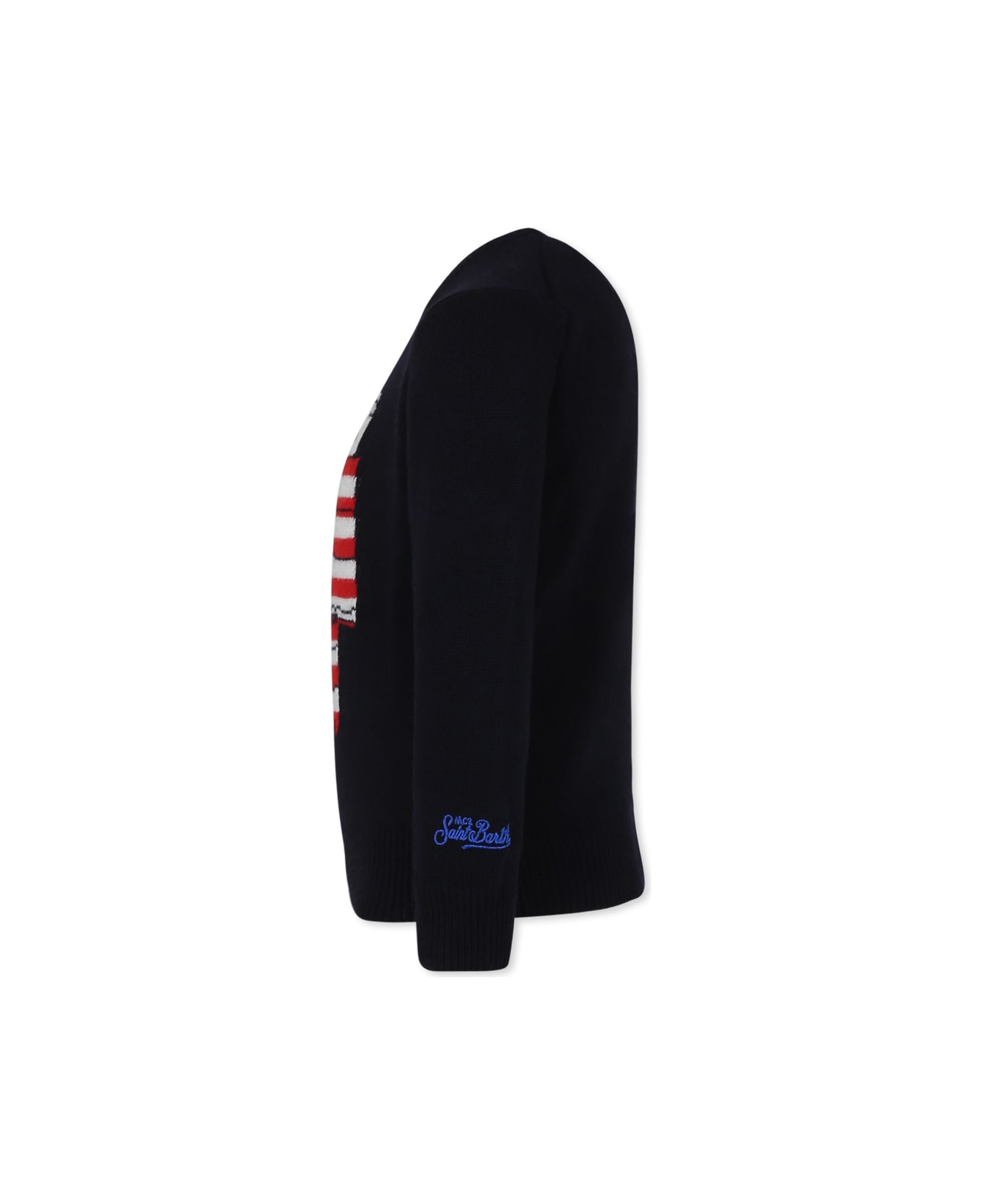 MC2 Saint Barth Blue Down Jacket For Boy With Snoopy - Blue