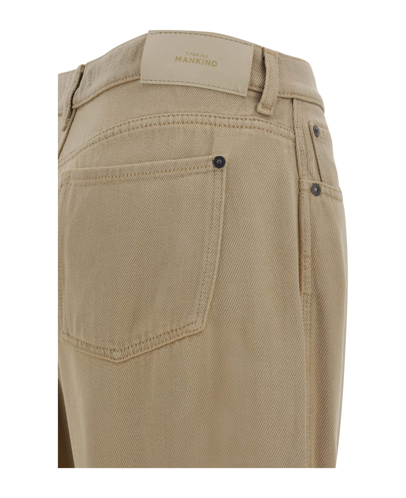 7 For All Mankind Tencel Pants - Beige ボトムス