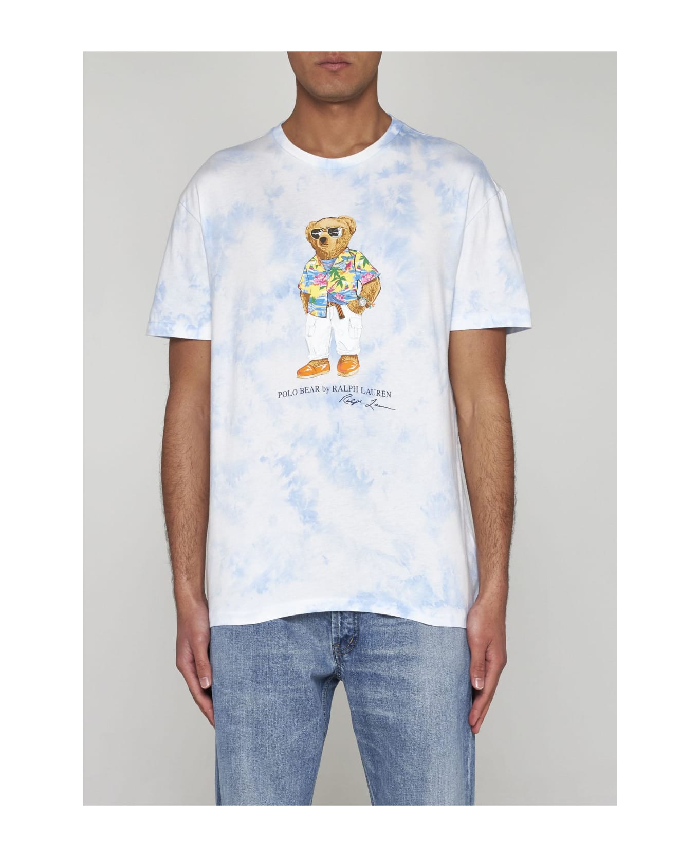 Ralph Lauren Bear Cotton T-shirt - blue